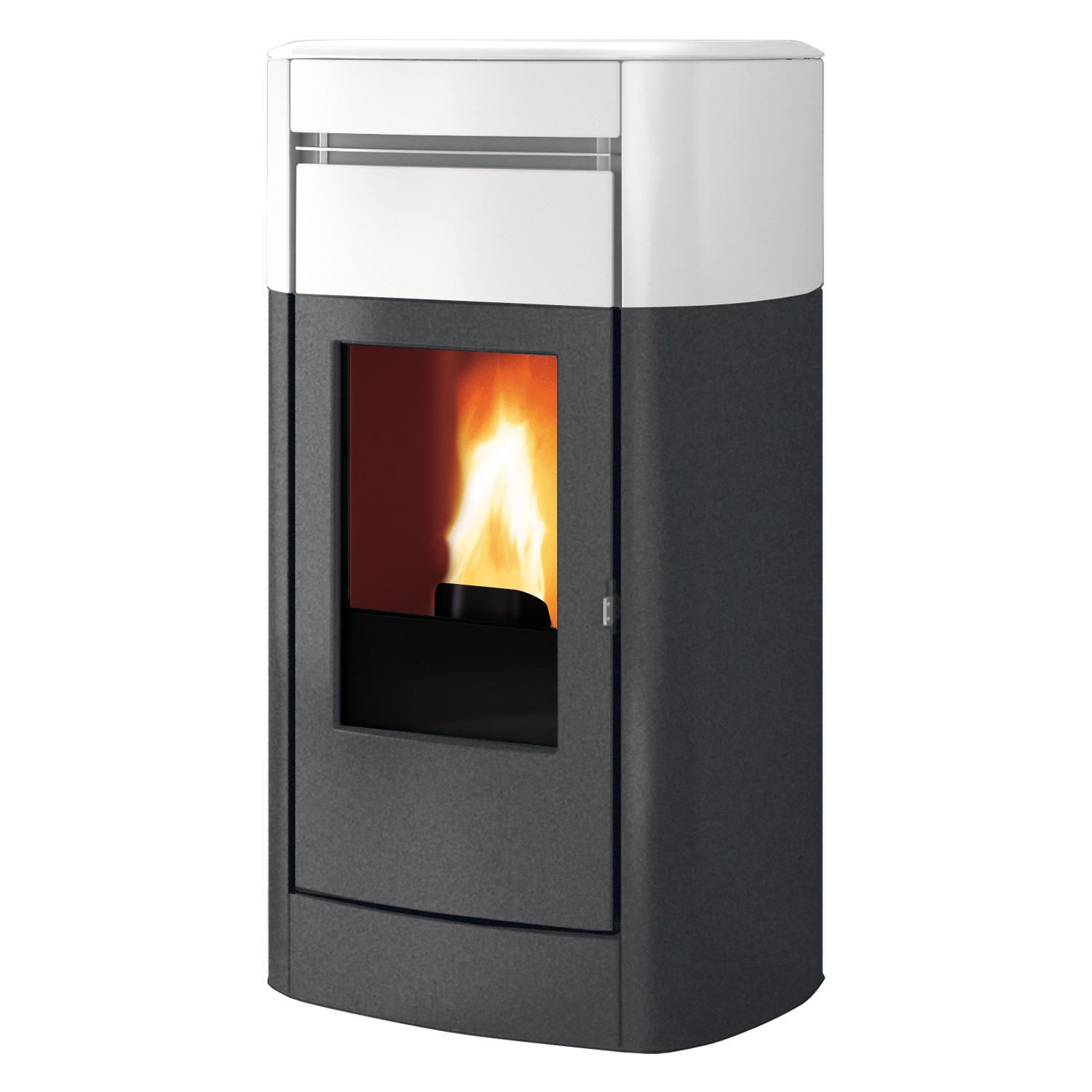 Edilkamin Vyda EVO Pelletofen Keramik Mattweiß Edilkamin Vyda EVO Pelletofen Keramik Mattweiß