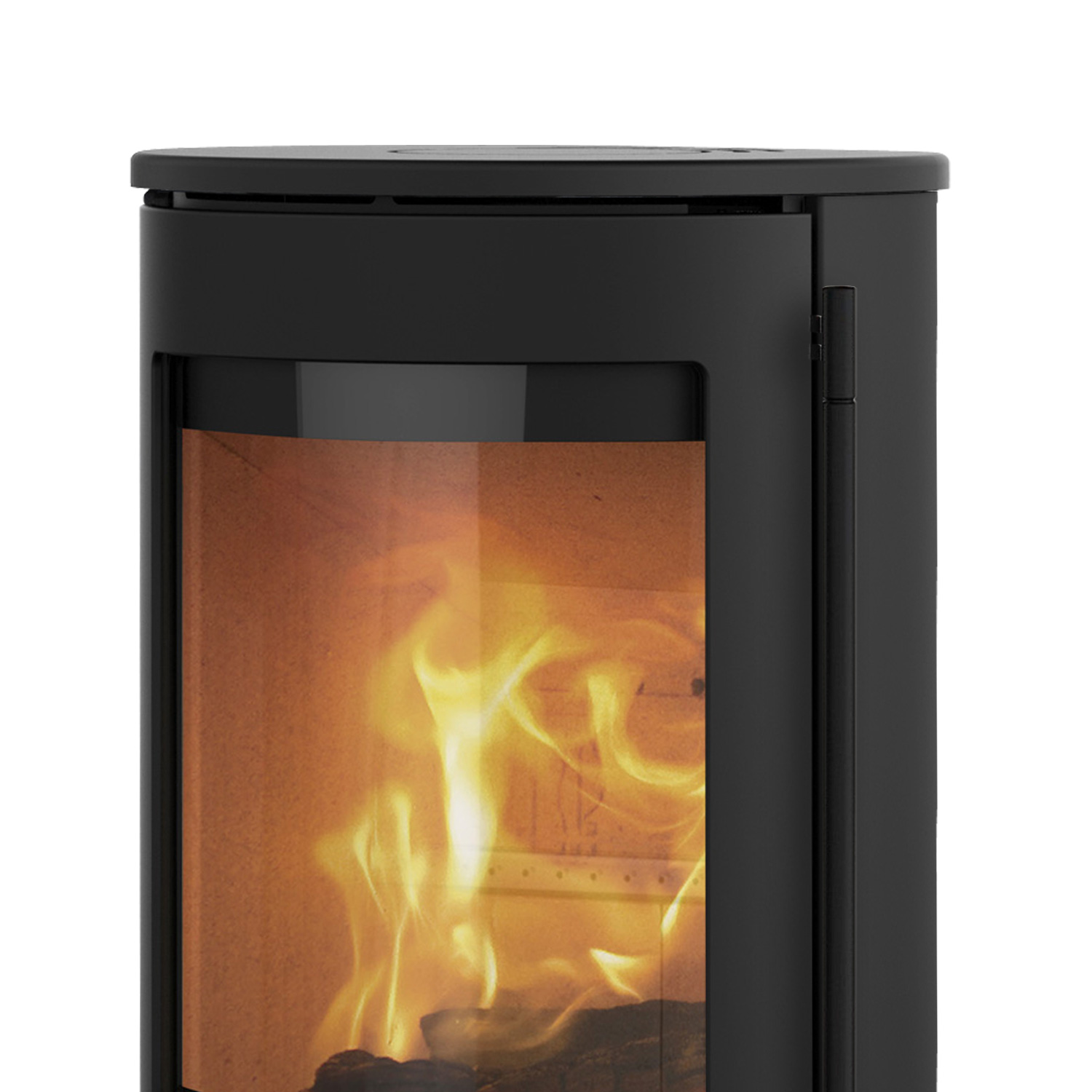 Lotus Prestige Basic Kaminofen Stahl Schwarz, DIBt, Rauchrohranschluss hinten