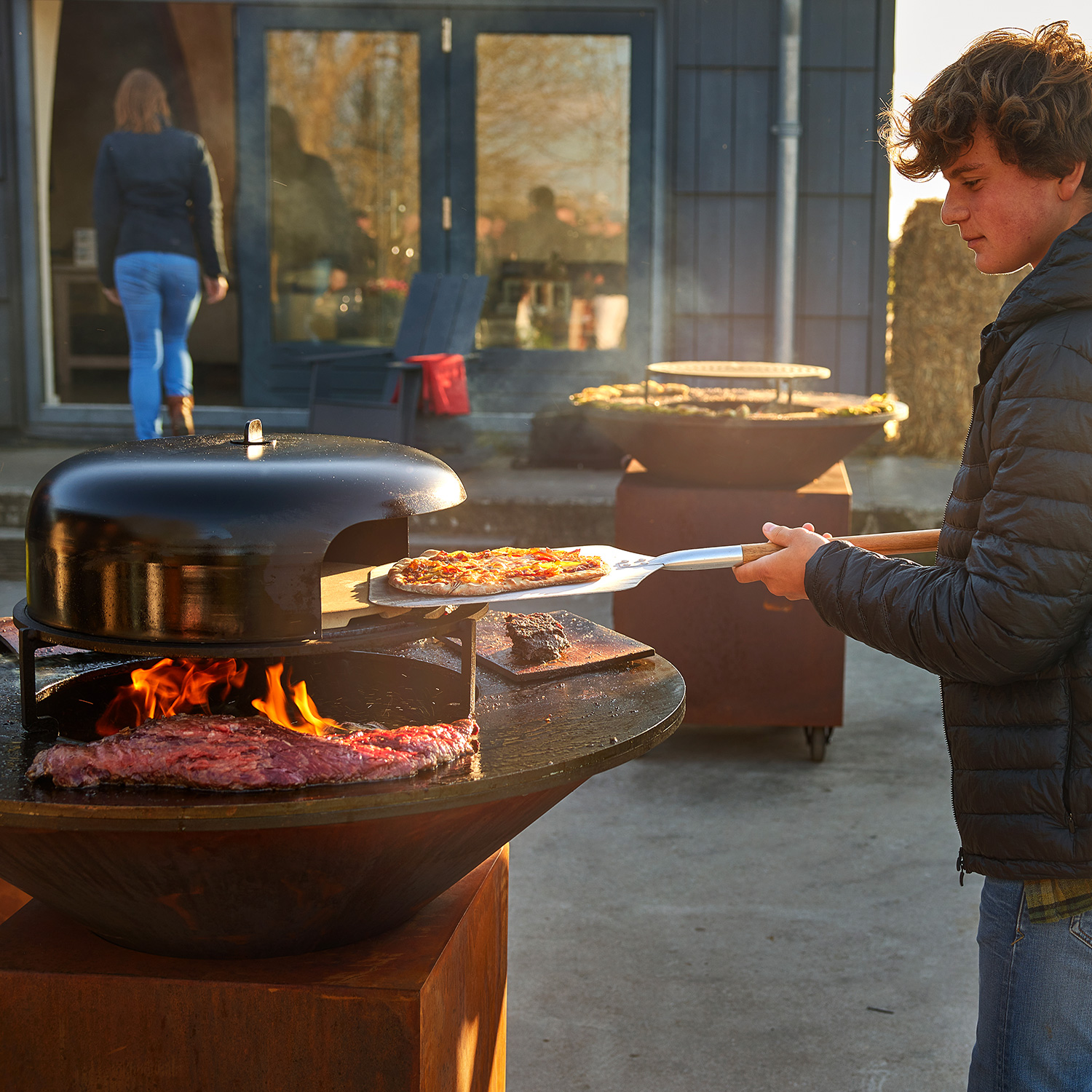OFYR Pizzaofen für 100-er Grill & Feuerstelle