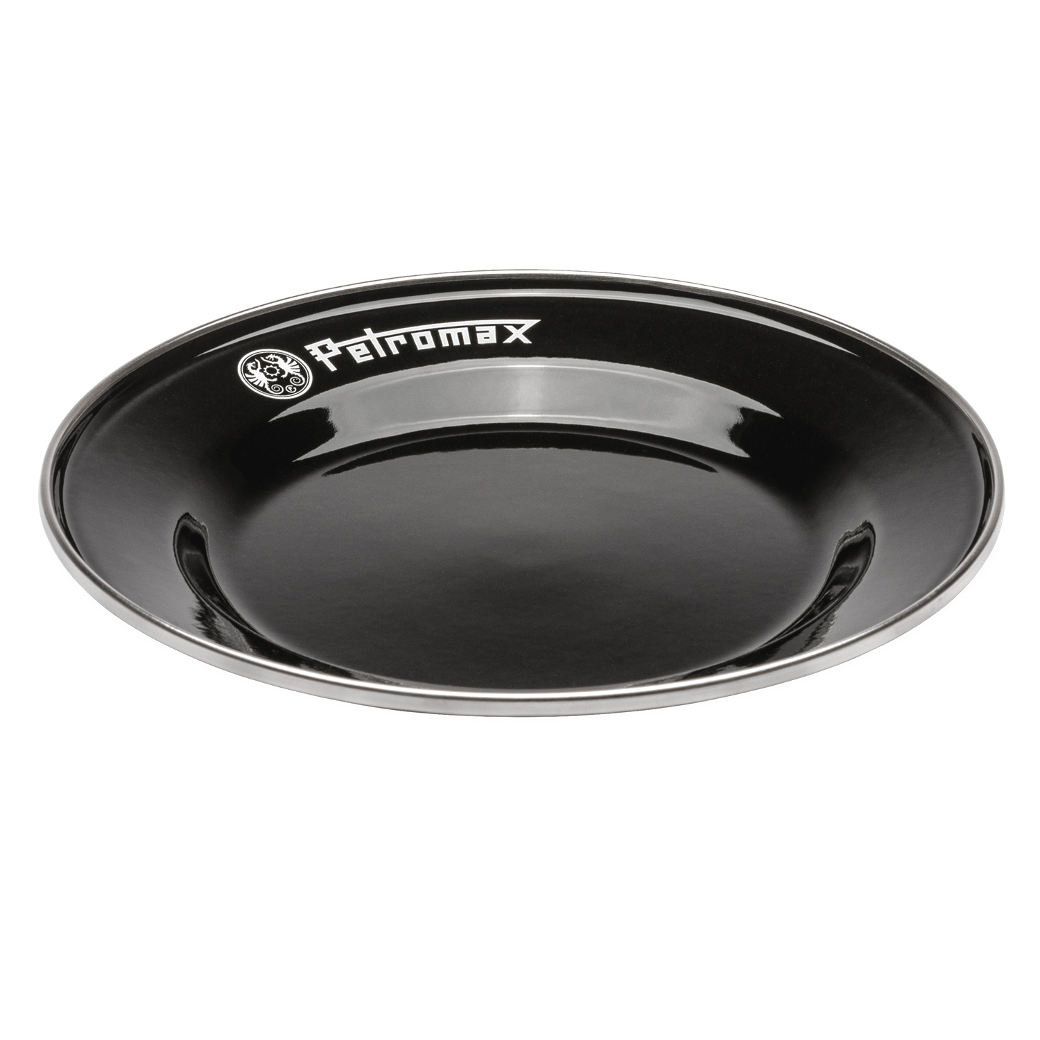 Petromax Emaille-Teller Schwarz 2er-Set Ø 26 cm Petromax Emaille-Teller Schwarz 2er-Set Ø 26 cm