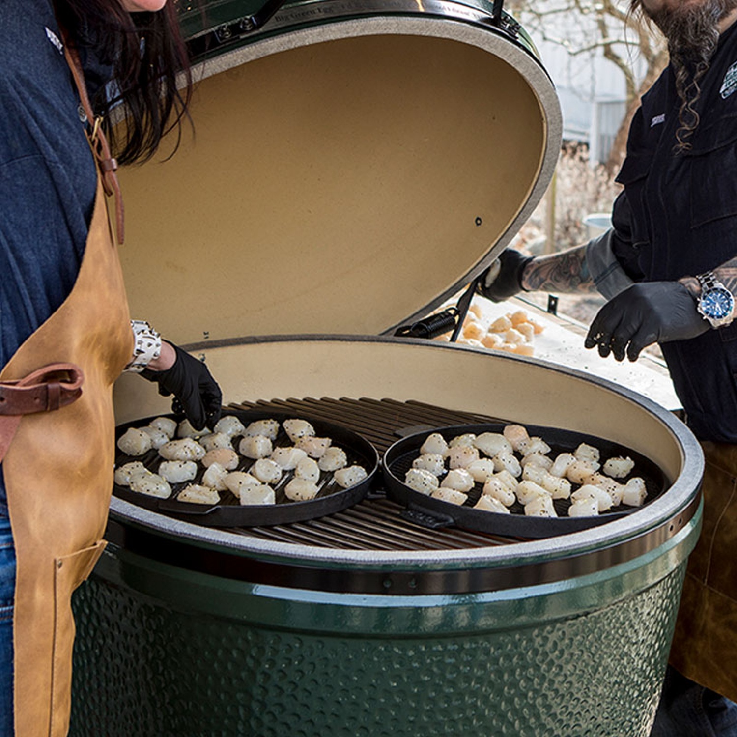 Big Green Egg Keramikgrill 2XL inkl. Basket & Steine