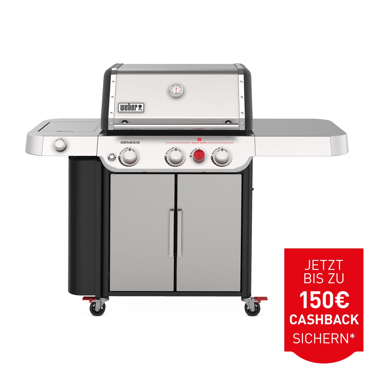 Weber Genesis S-335 Gas-Grillstation Edelstahl