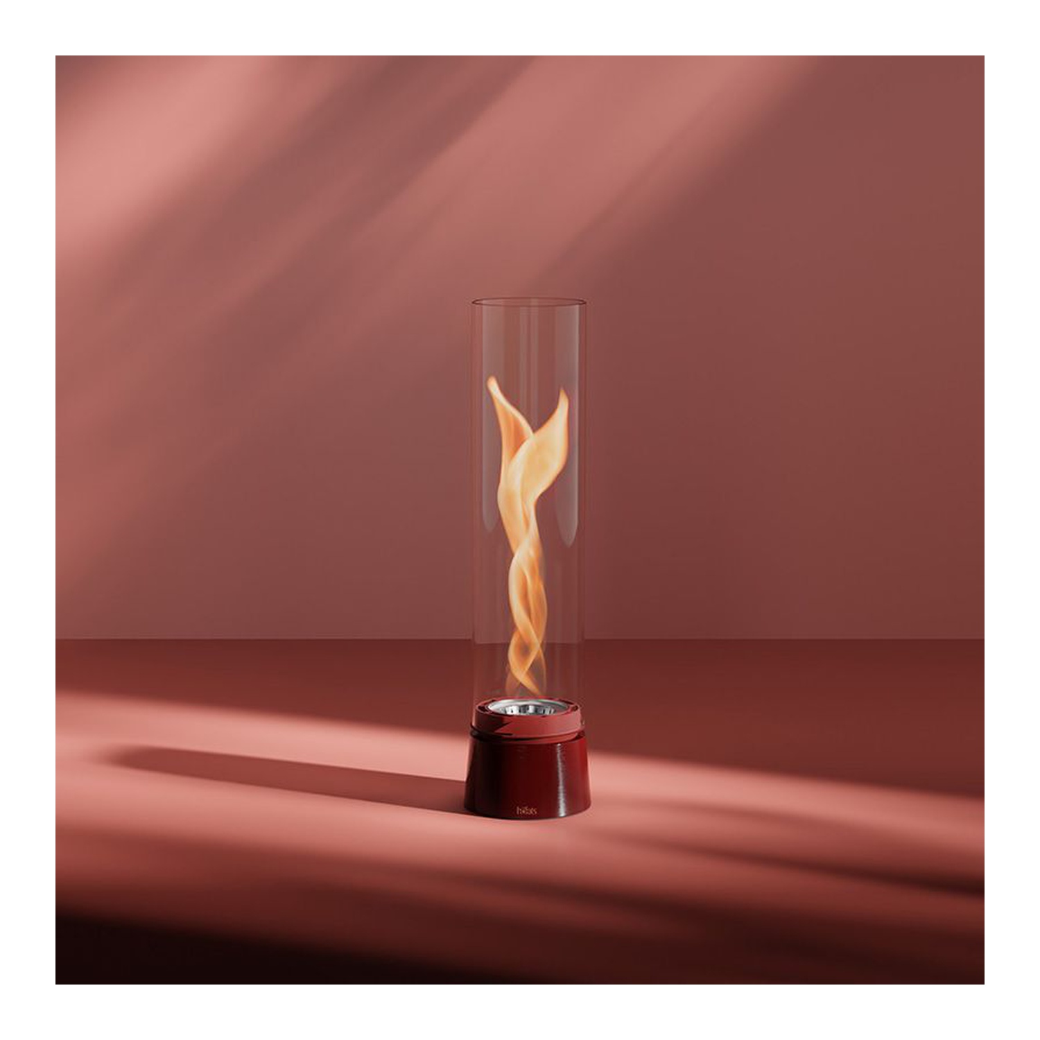 höfats SPIN air 900 Tischfeuer Emaille rot