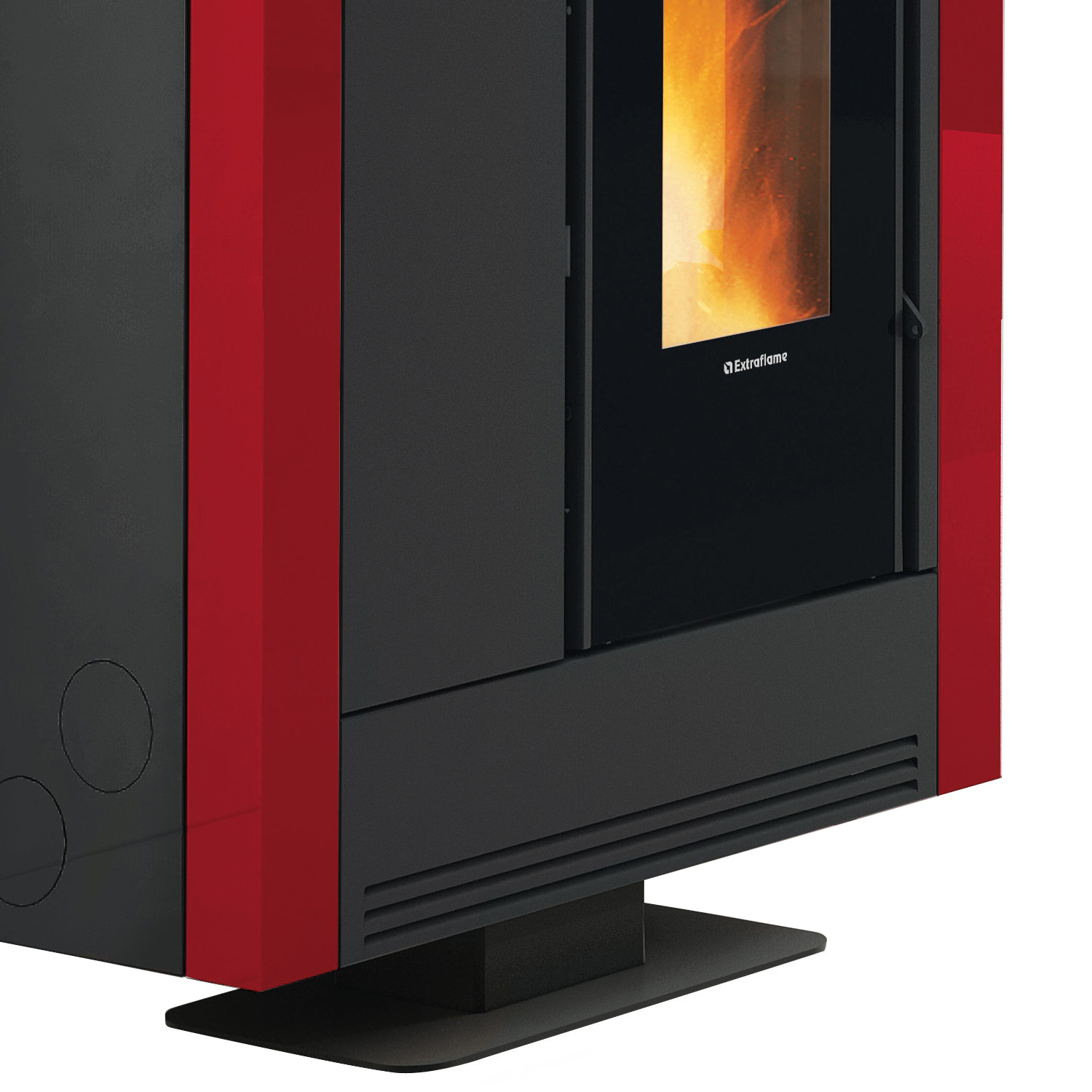 Extraflame Souvenir Steel EVO Pelletofen Stahl Bordeaux