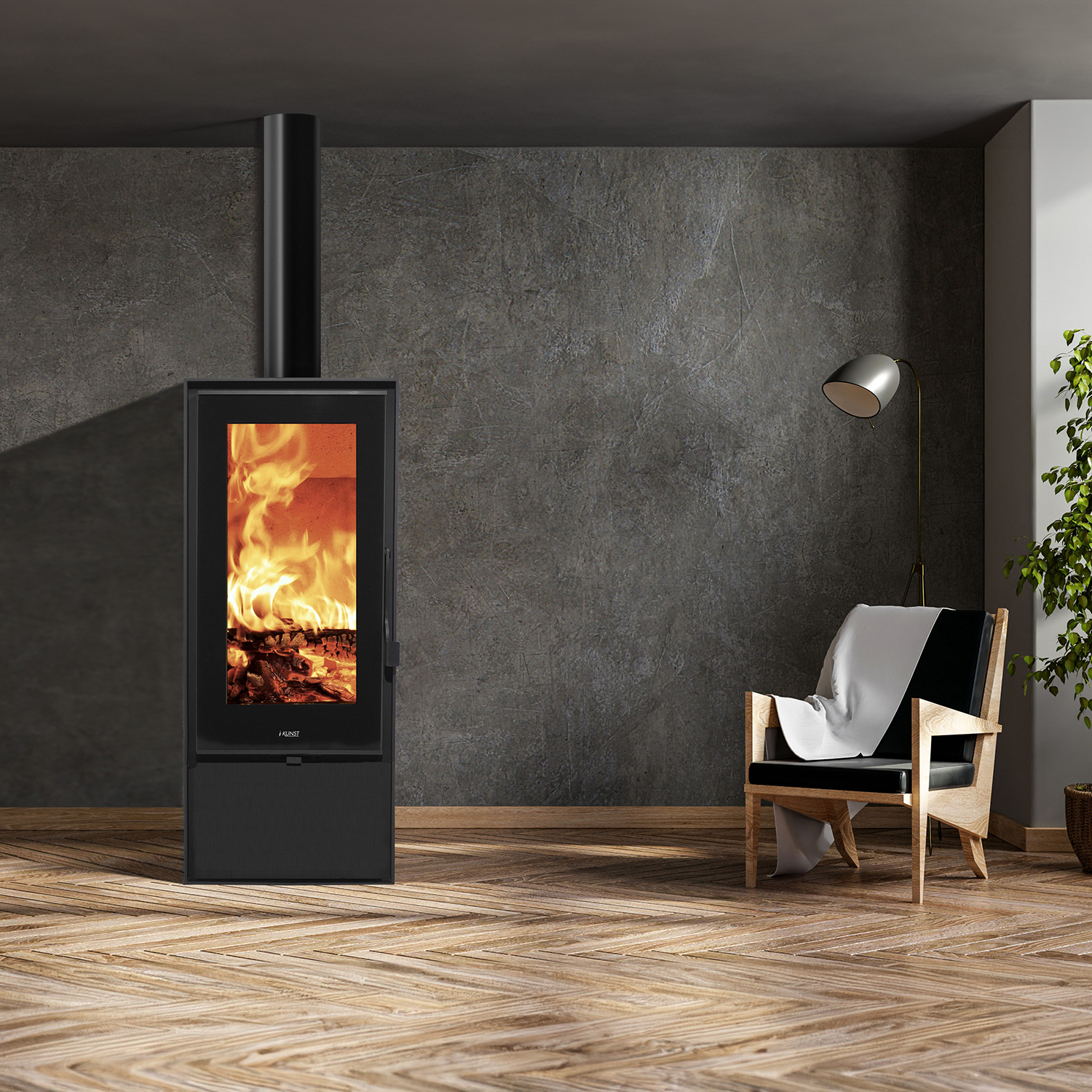 Kunst Stoves Willow Stand 2.0 Kaminofen