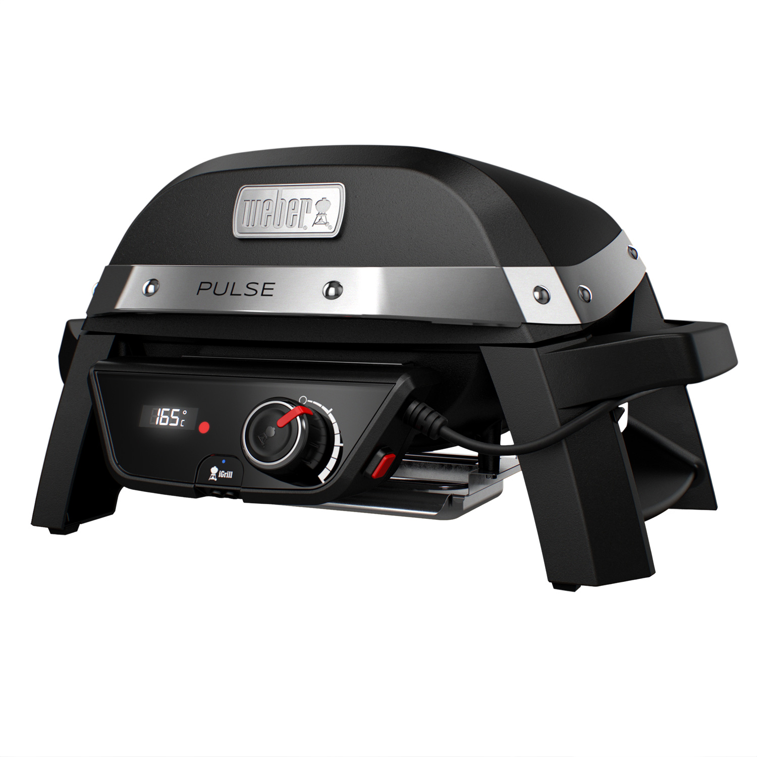 Weber PULSE 1000 Elektro-Tischgrill Schwarz Weber PULSE 1000 Elektro-Tischgrill Schwarz