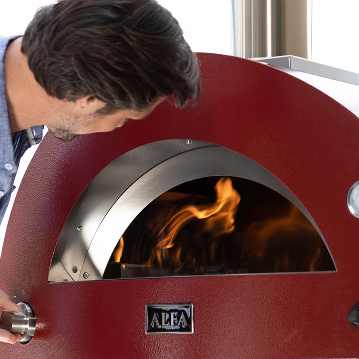 Alfa Moderno 3 Pizze Gas-Pizzaofen antikrot 50 mBar