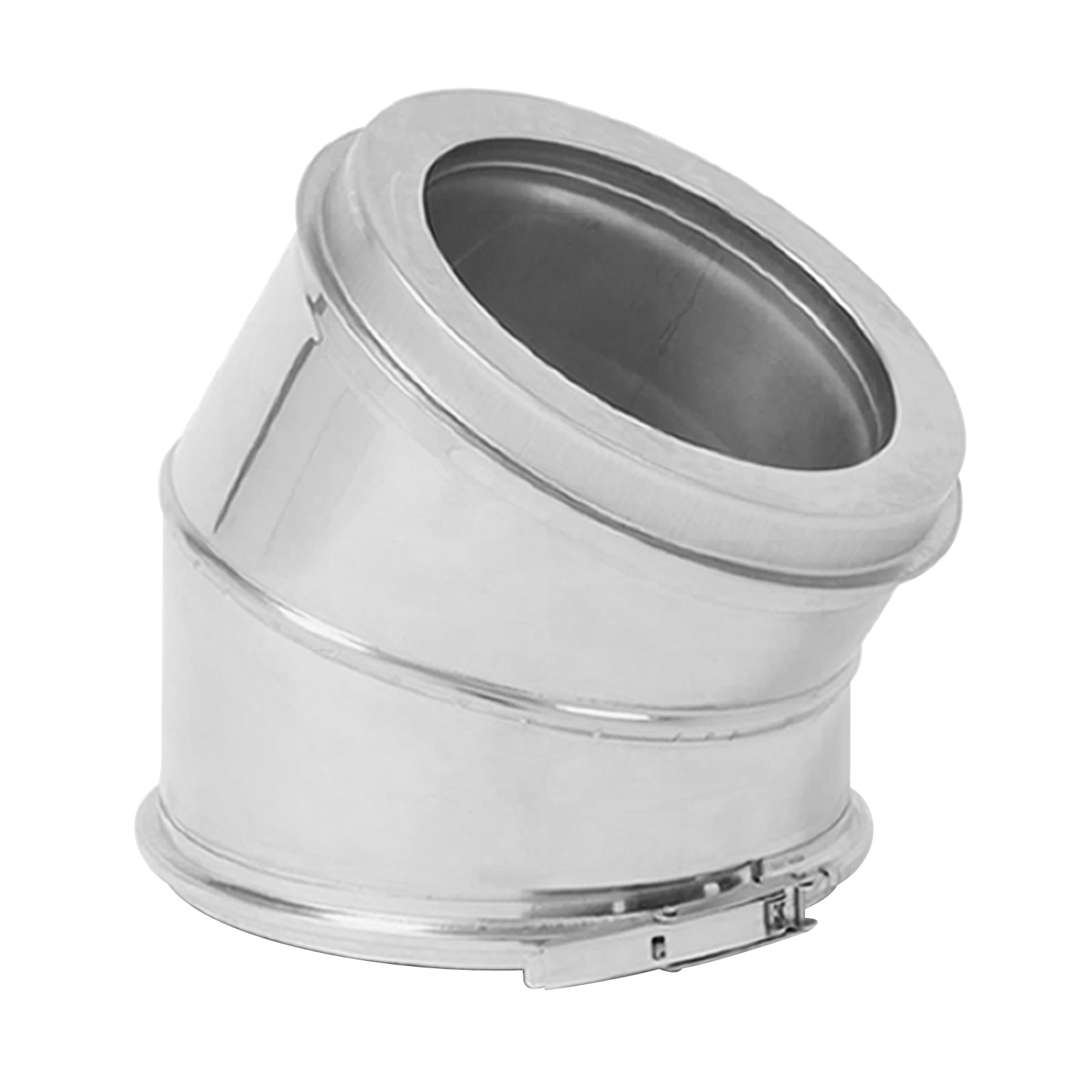 Opsinox Edelstahlschornstein 150mm Bogen 30° BO3 Opsinox Edelstahlschornstein 150mm Bogen 30° BO3