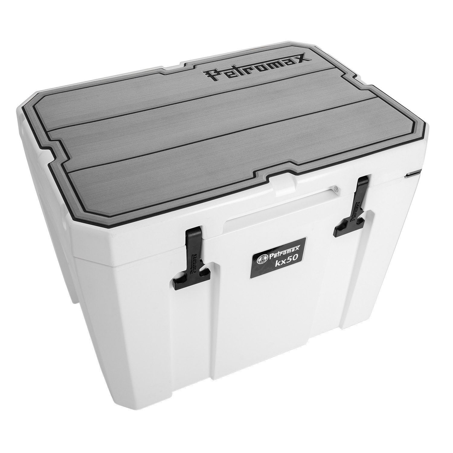 Petromax Haft-Auflage für Kühlbox kx50 Grau mit Linien