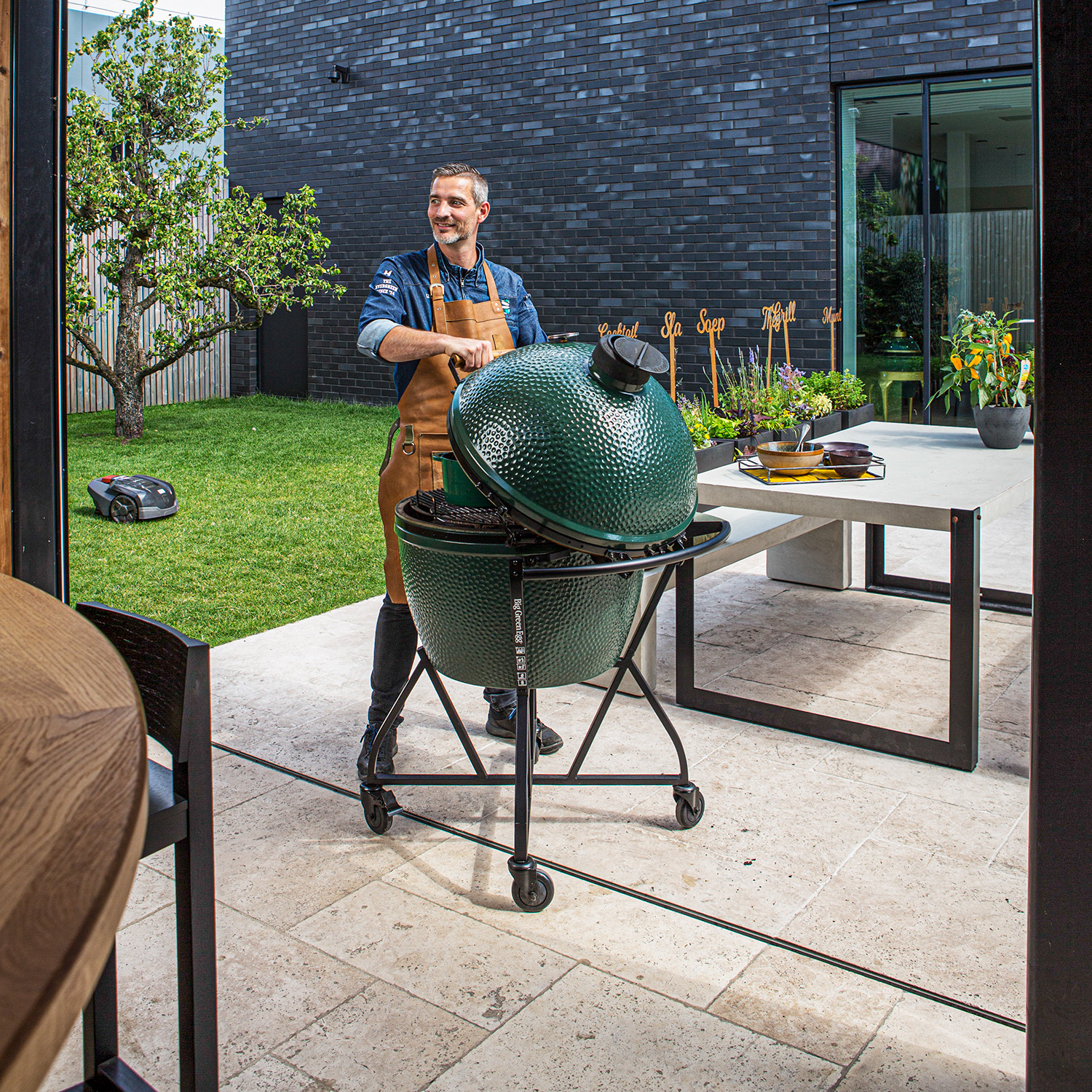 Big Green Egg intEGGrated Nest+Handler für XLarge Big Green Egg intEGGrated Nest+Handler für XLarge