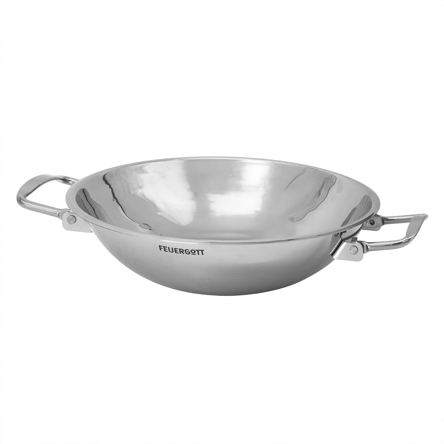 Feuergott Wok Edelstahl
