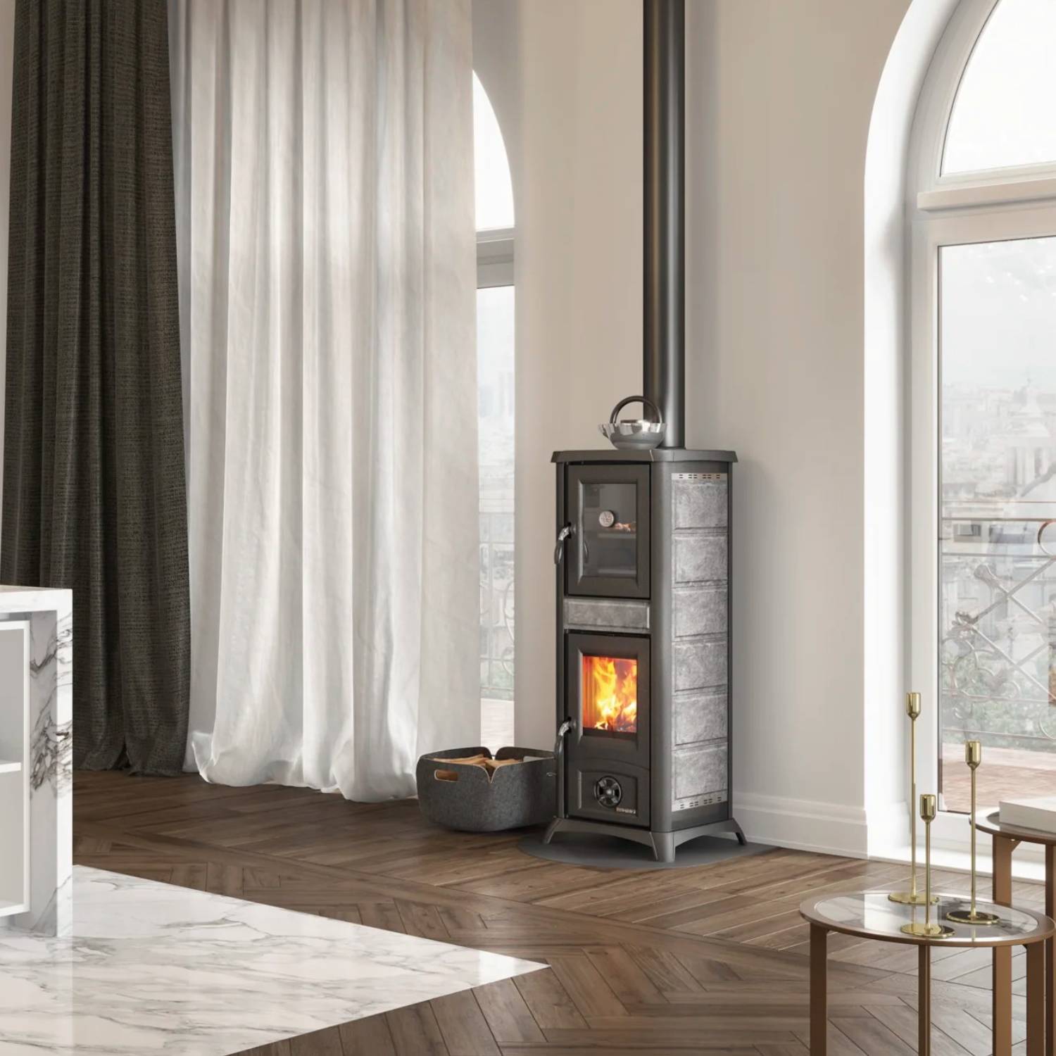 La Nordica Gemma Forno 16 Kaminofen Naturstein