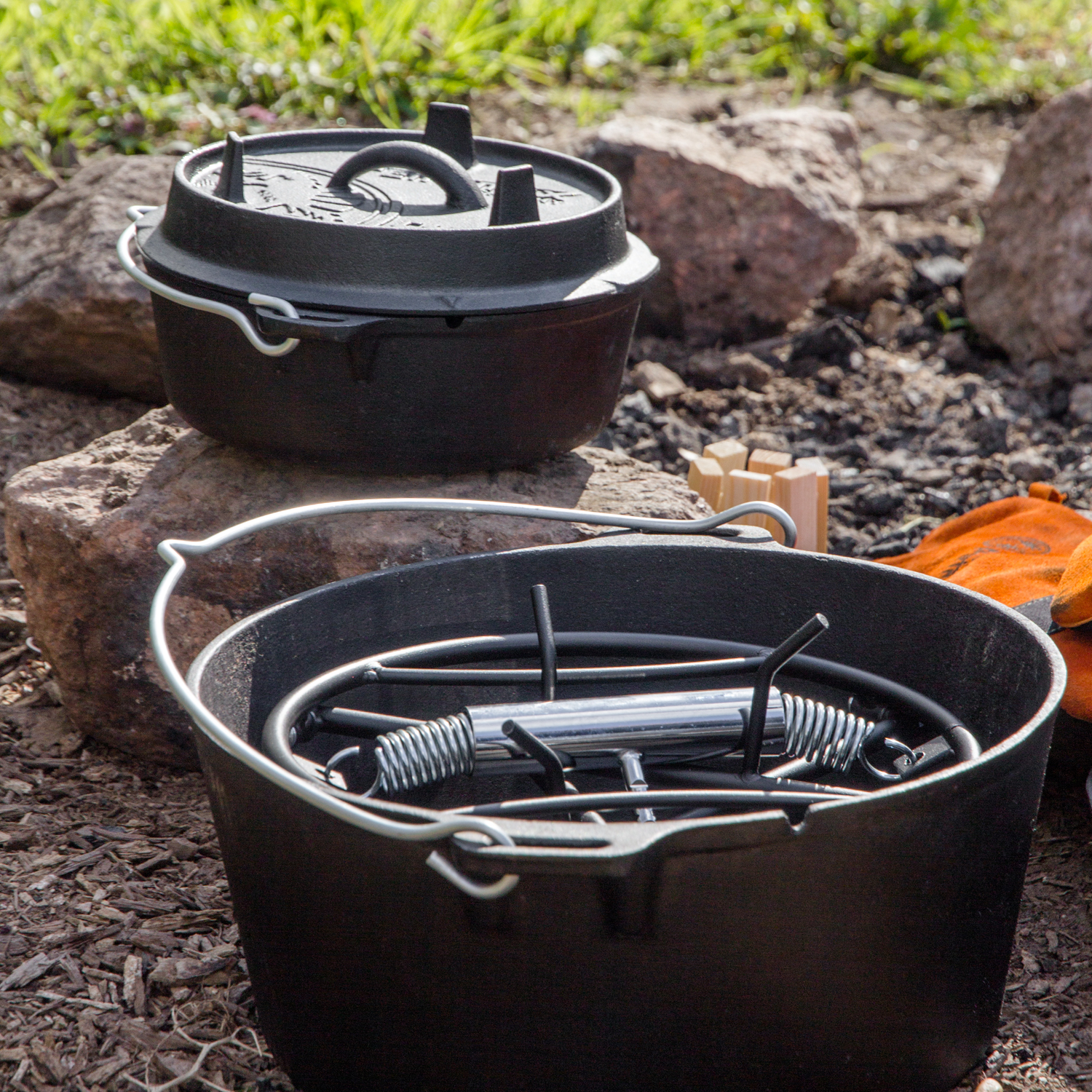 Petromax Deckelhalter pro-ft für Feuertöpfe Petromax Deckelhalter pro-ft für Feuertöpfe