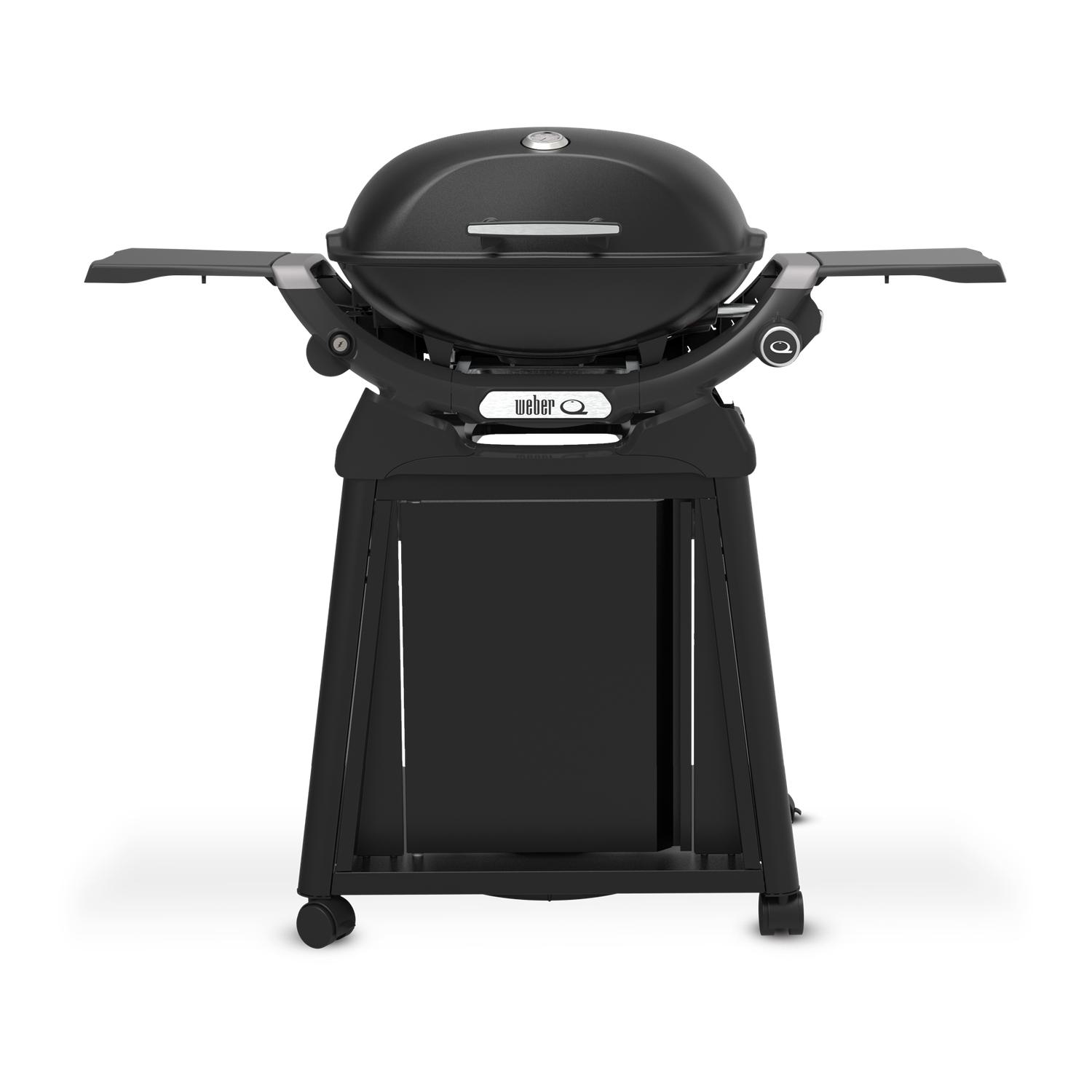 Weber Q 2200N Gasgrill Black mit Rollwagen
