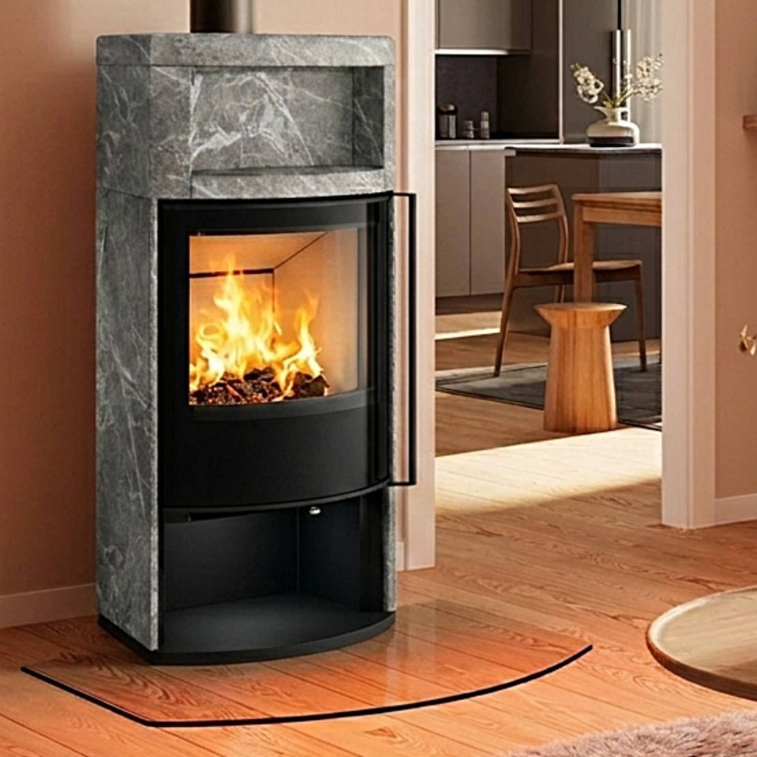 Spartherm Moro RLU Kaminofen Speckstein