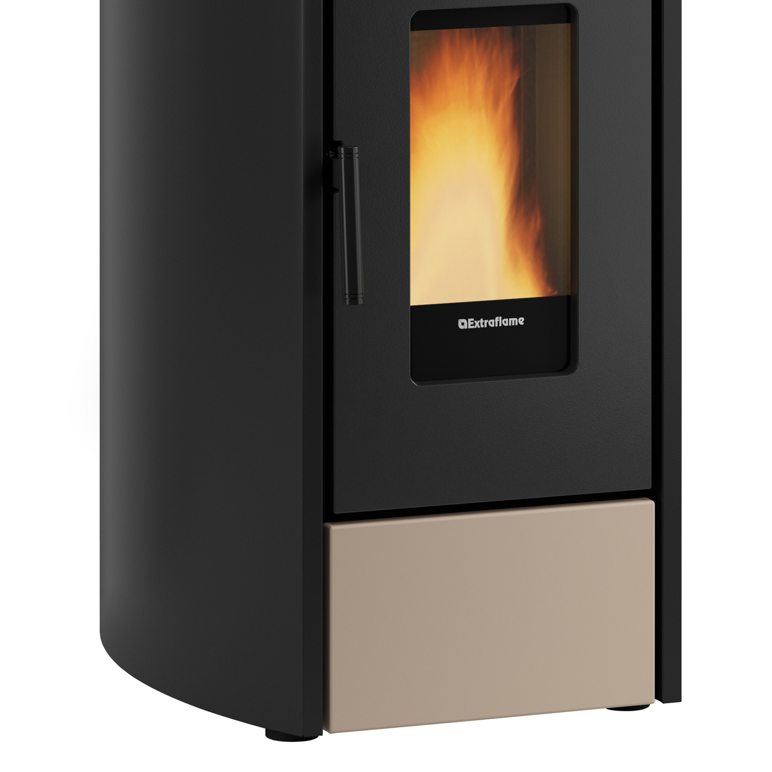 Extraflame Prestige Line Mirka Pelletofen Stahl Taubengrau