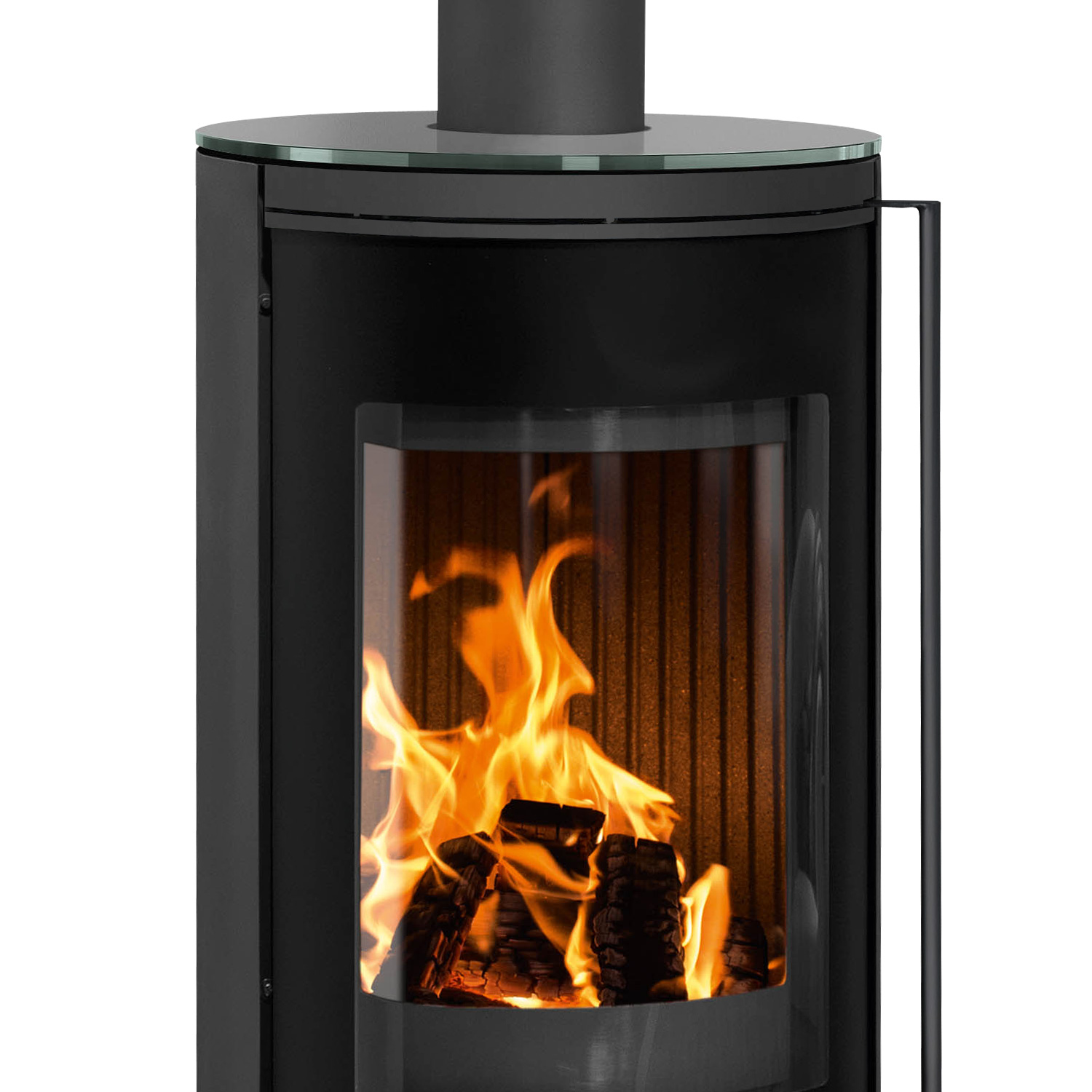 Oranier Arena 2.0 Kaminofen Stahl Schwarz mit Abdeckplatte Glas