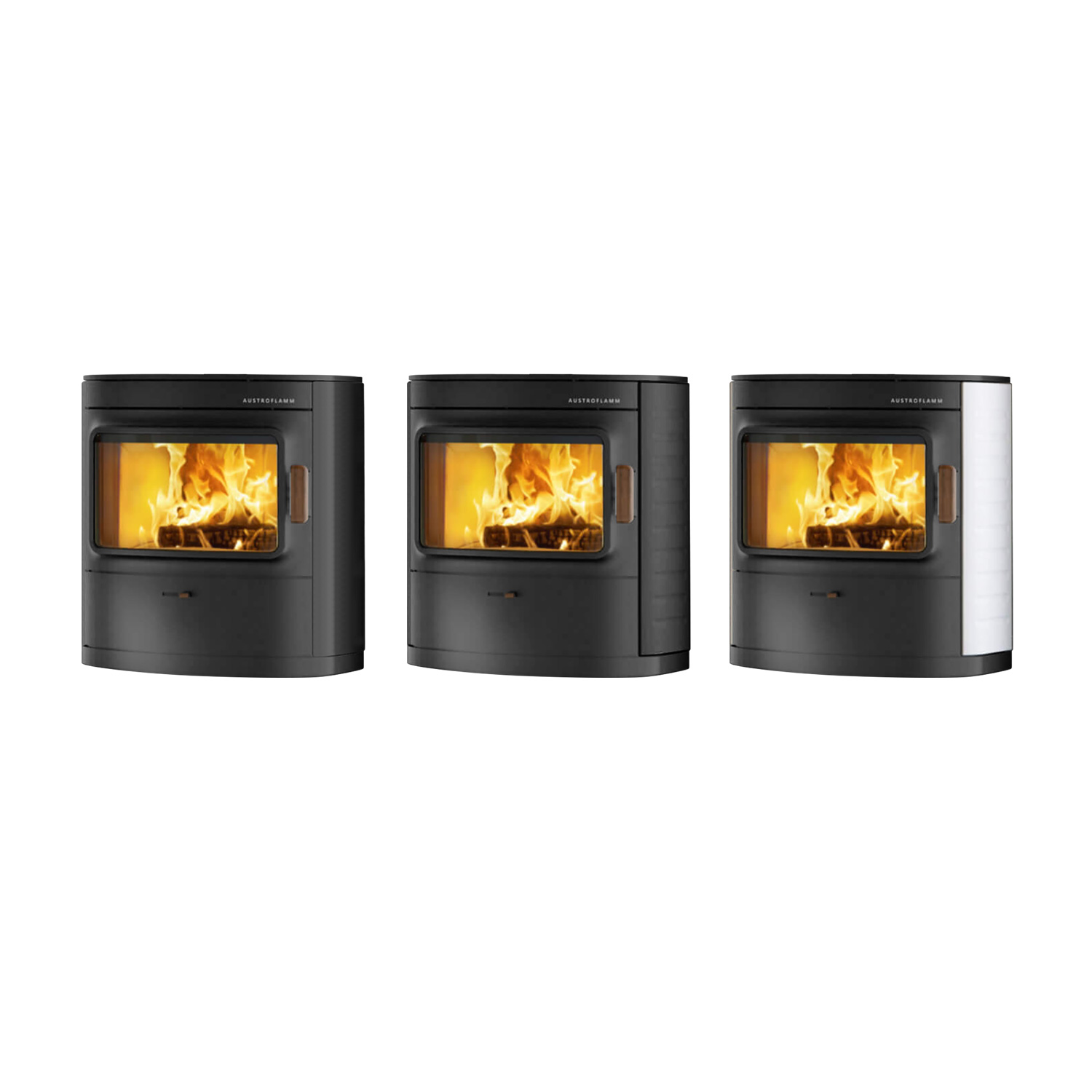 Austroflamm Cody Kaminofen Keramik Dark Anthracite