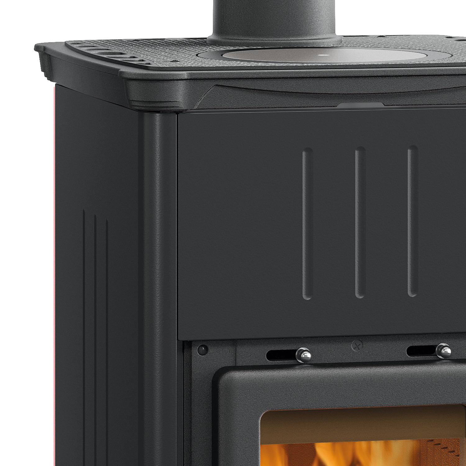 La Nordica Emiliana 165 Kaminofen Stahl Schwarz-Anthrazit