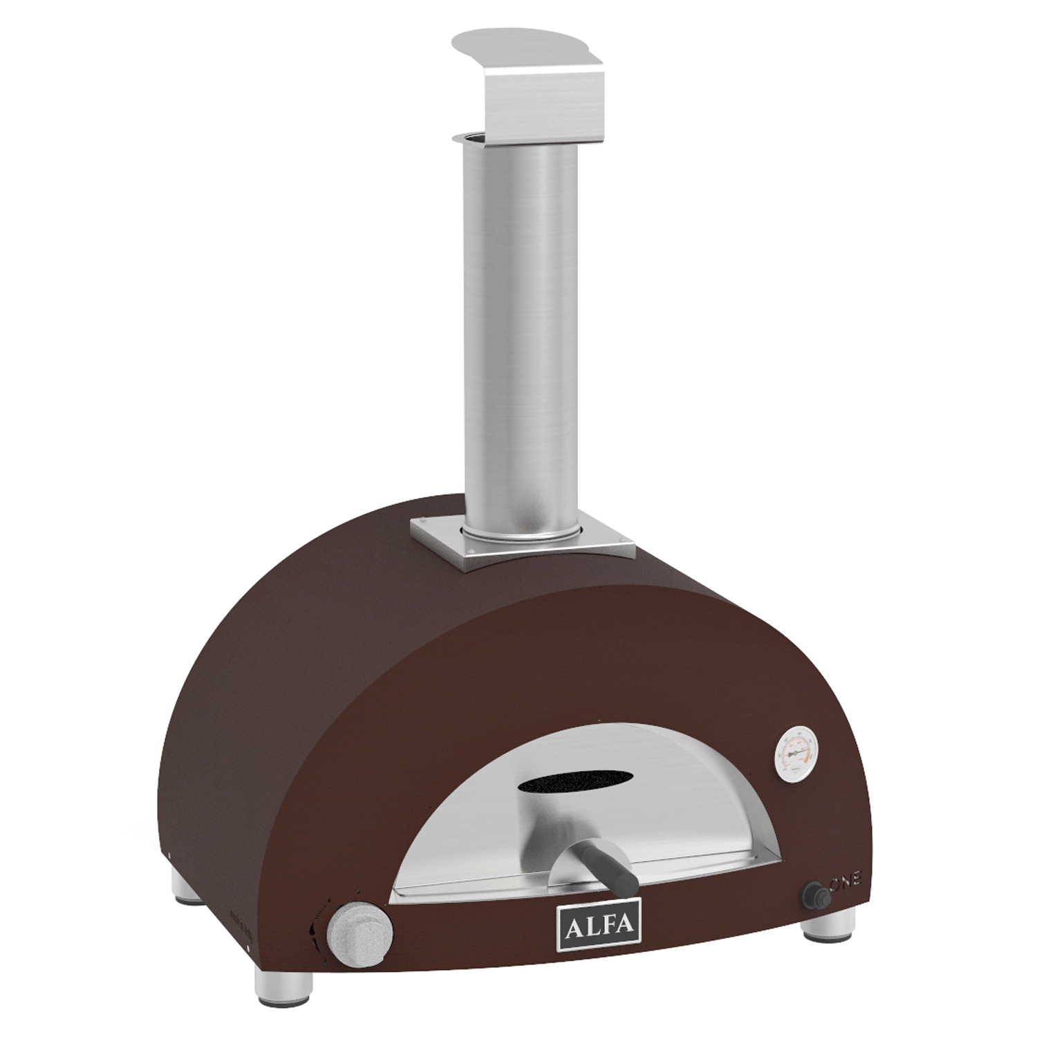 Alfa Nano Gas-Pizzaofen Kupfer ohne Unterbau Alfa Nano Gas-Pizzaofen Kupfer ohne Unterbau