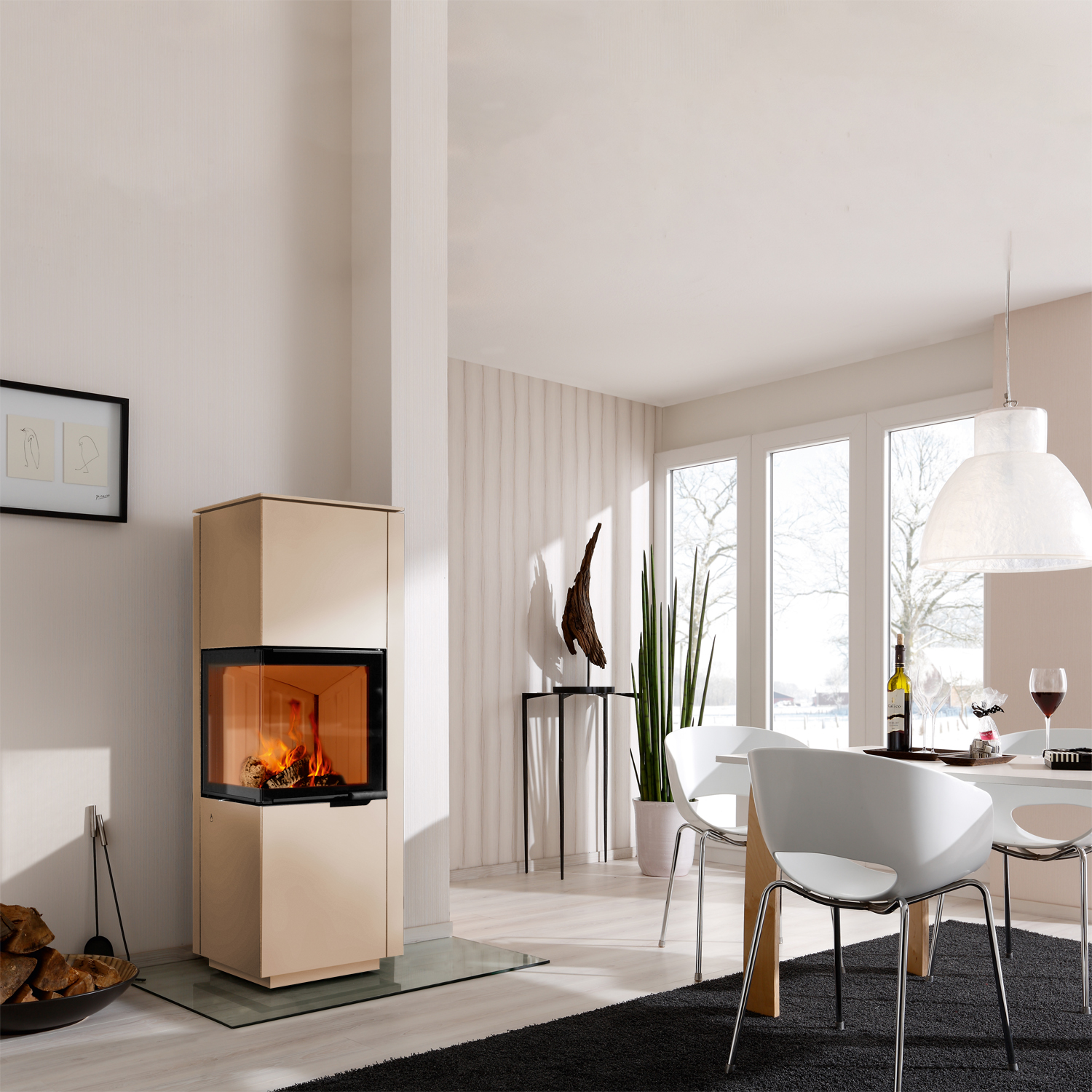 Spartherm Piko H2O wasserführender Kaminofen Perle Spartherm Piko H2O wasserführender Kaminofen Perle