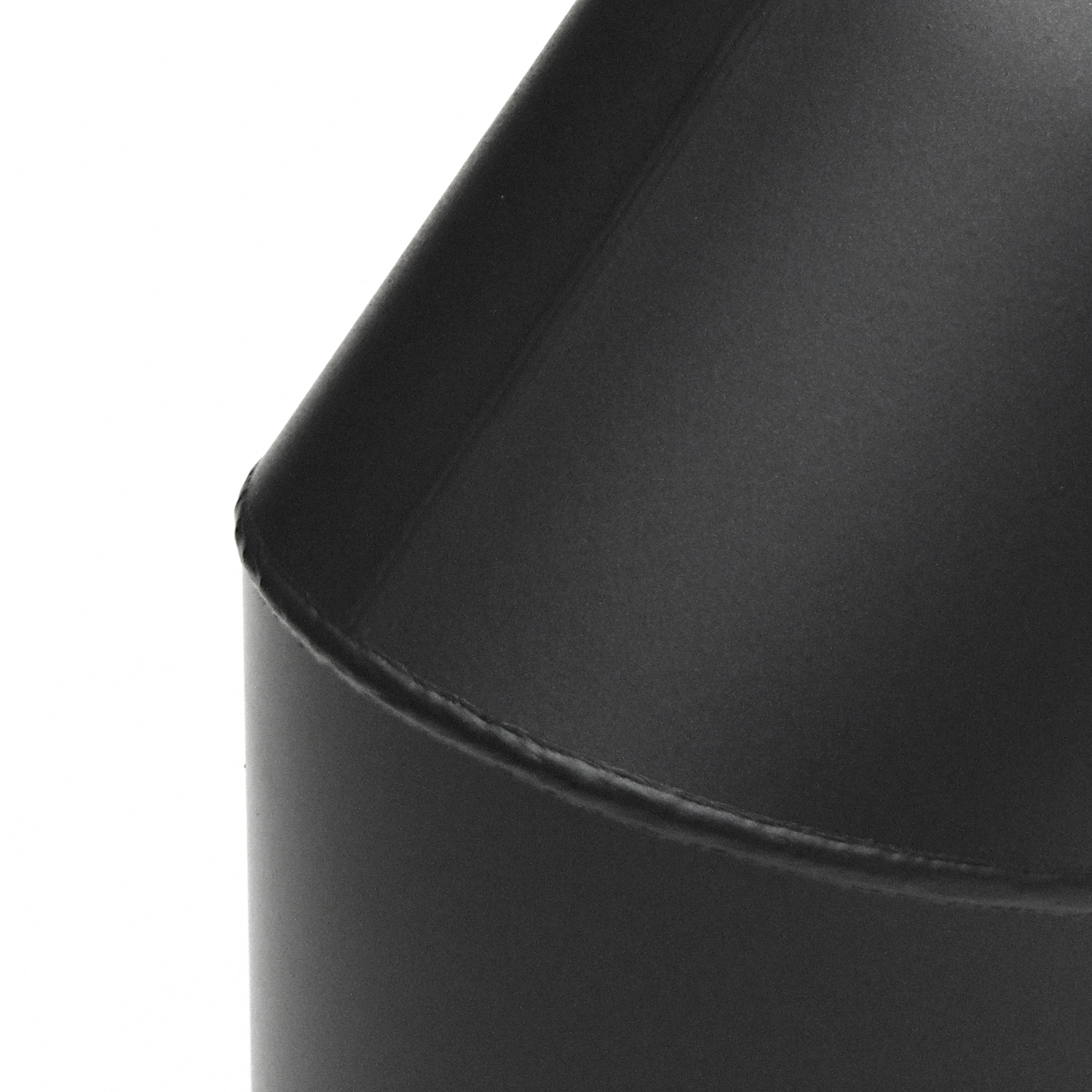 Raik Basic Rauchrohrbogen 200mm schwarz 45° ohne Tür für Rauchrohr / Ofenrohr