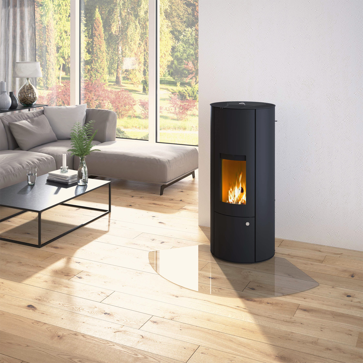 Olsberg Inara 3.0 Pelletofen Stahl Schwarz