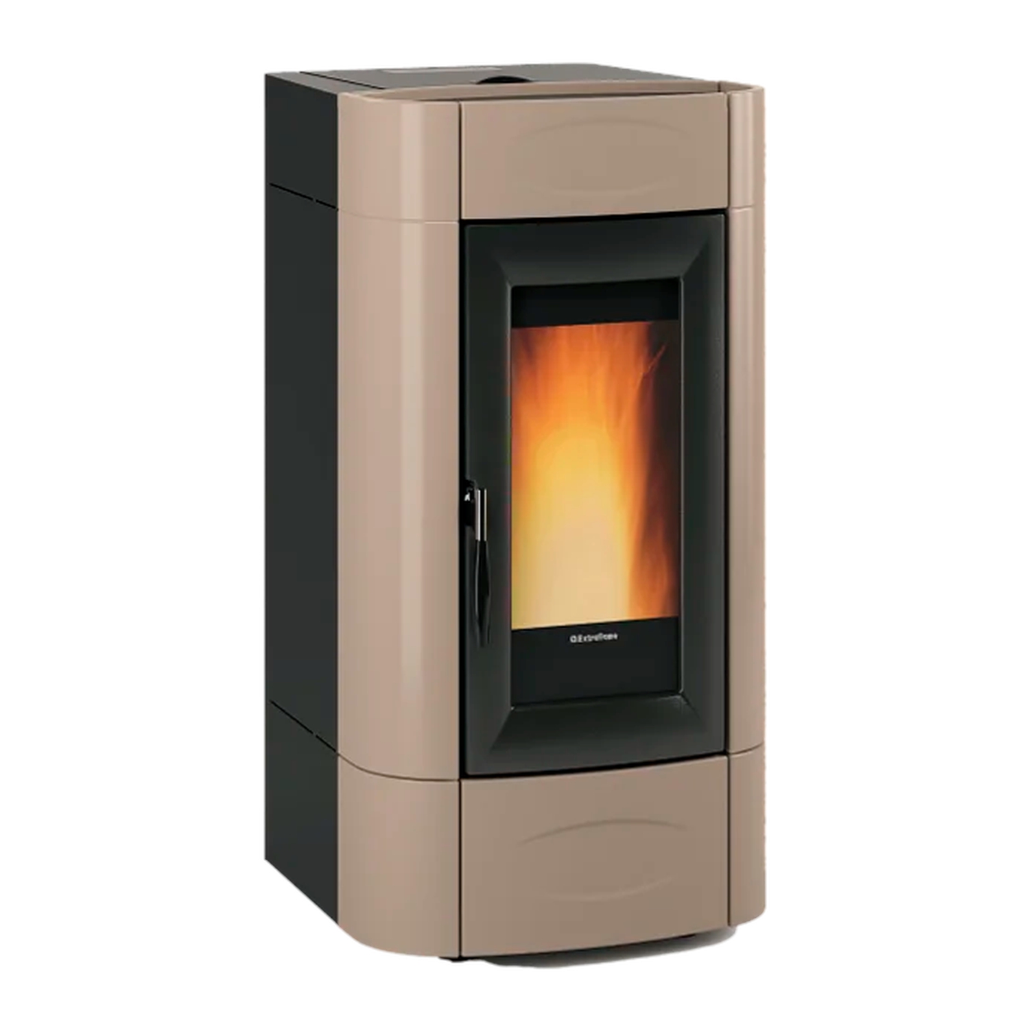 Extraflame Evolution Line ISIDORA IDRO H16 5.0 wassergeführter Pelletofen Taupe