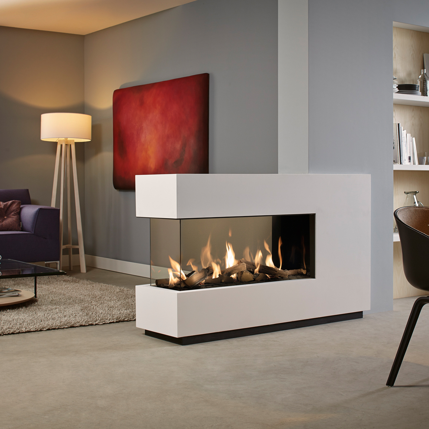 Spartherm DRU Metro 100XTU-41 RCH Gas-Kamineinsatz G20 / Ceraglas / Clear View