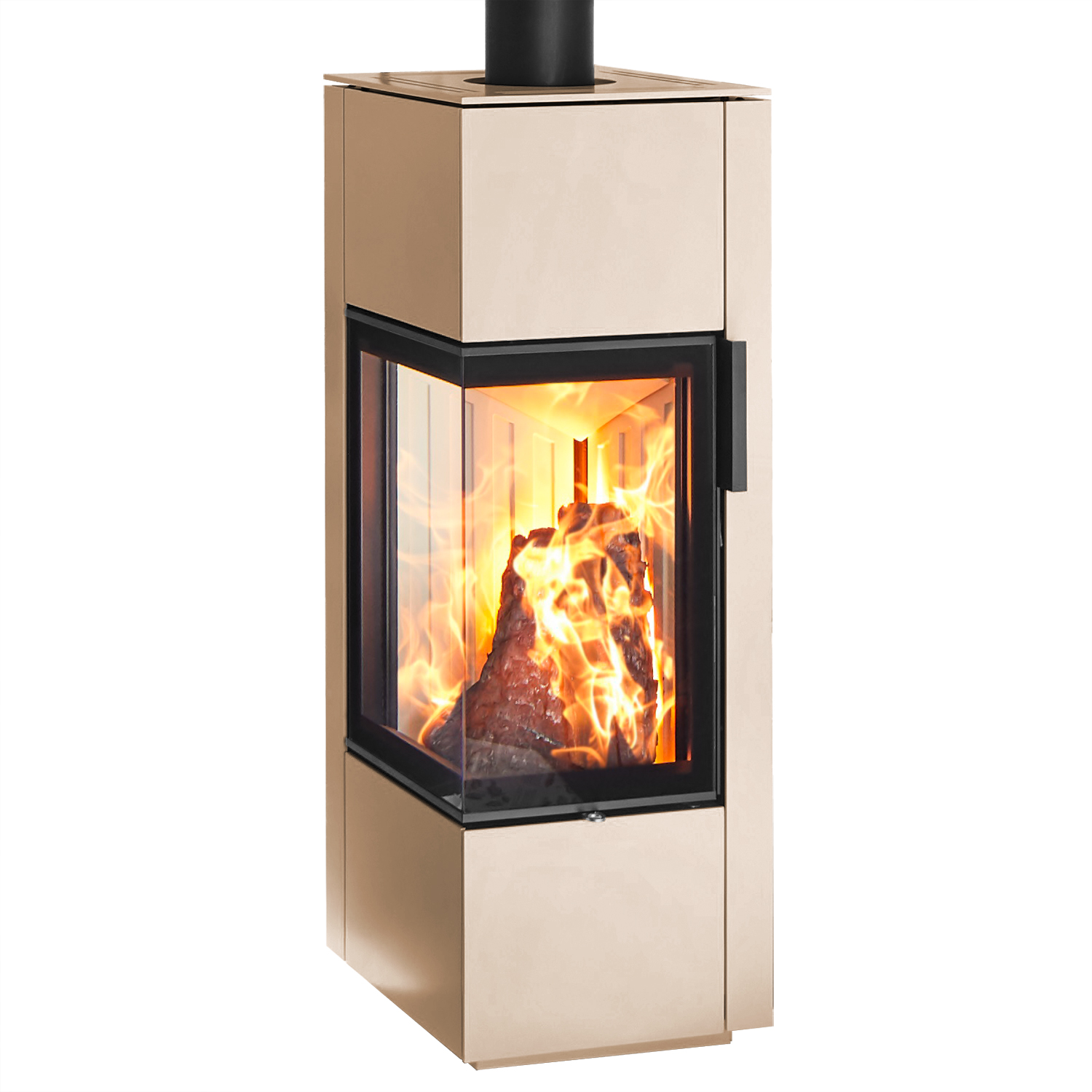 Spartherm Piko S steel Kaminofen Perle
