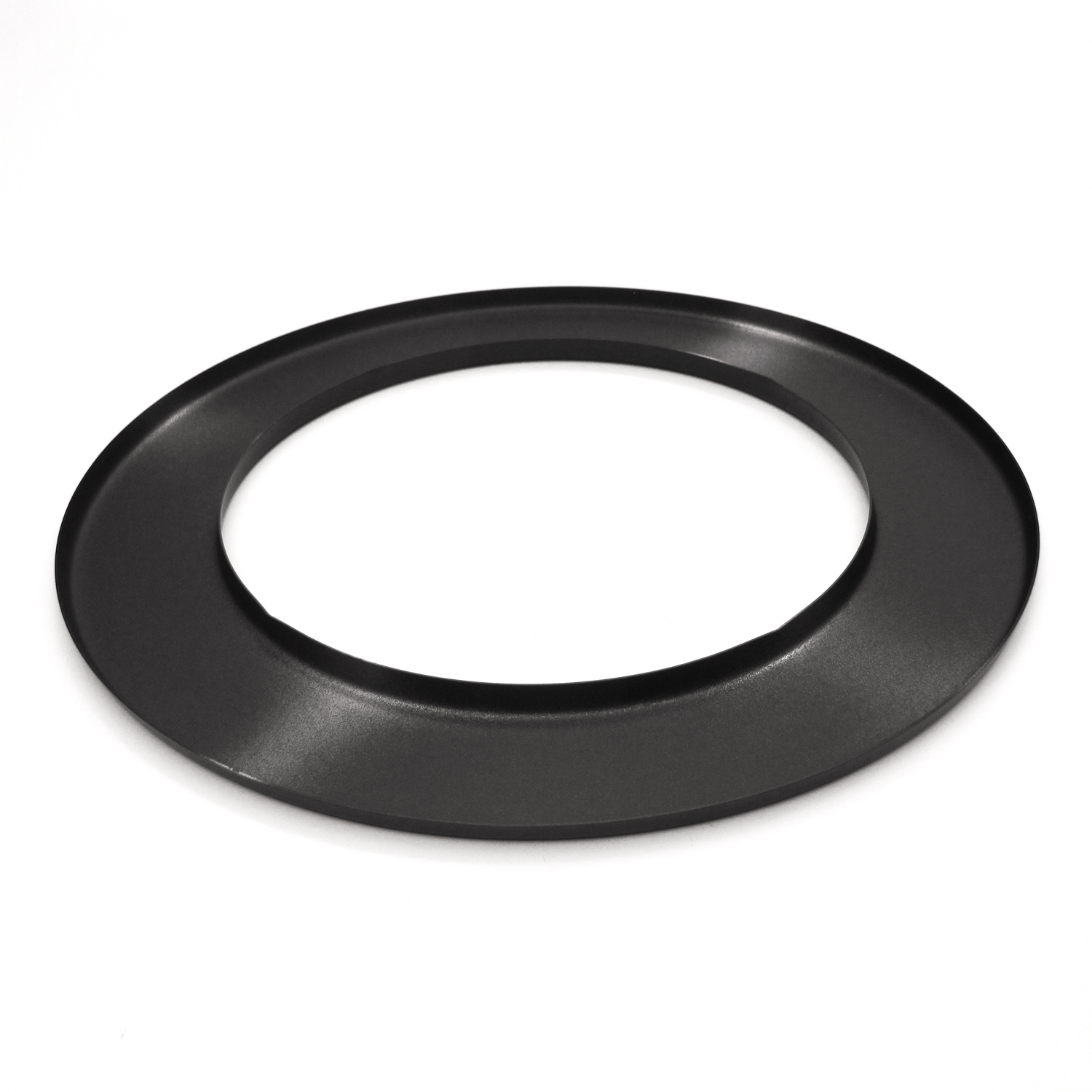 Raik Basic Wandrosette 200mm schwarz 3cm für Rauchrohr / Ofenrohr