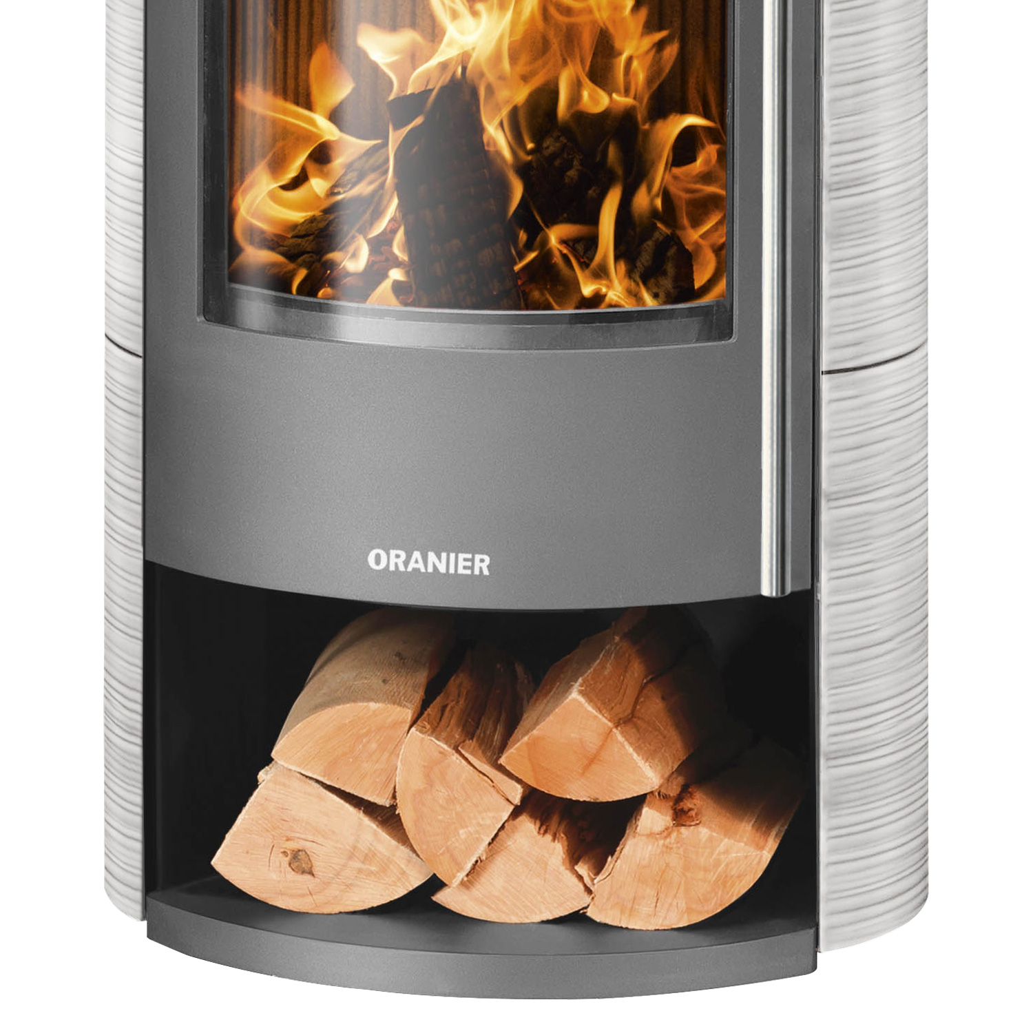 Oranier Polar Neo 6 Kaminofen Stahl Gussgrau / Keramik Seidenweiß, DIBt Oranier Polar Neo 6 Kaminofen Stahl Gussgrau / Keramik Seidenweiß, DIBt