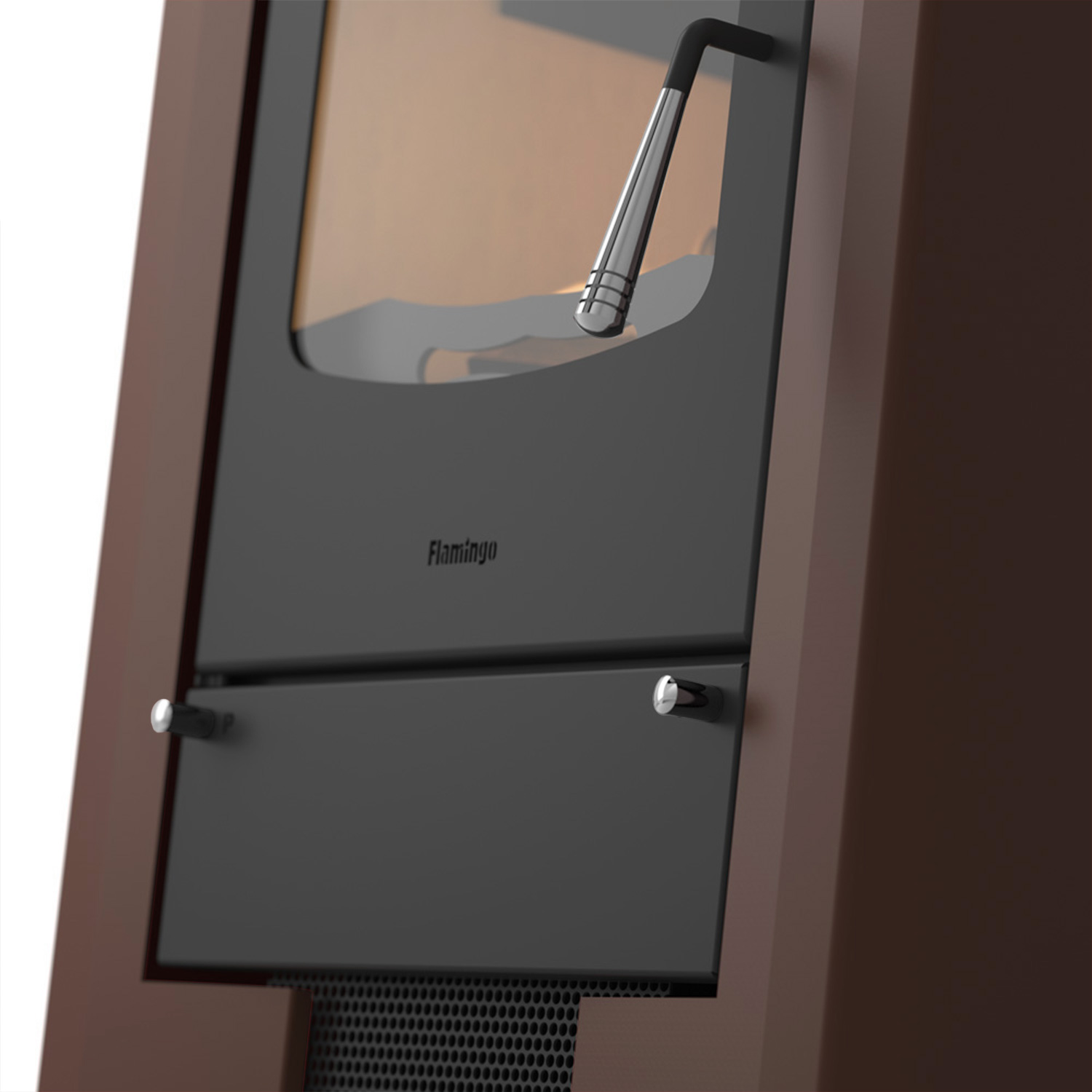 Kaminofen HS Flamingo ESPO 1 Samet Brown