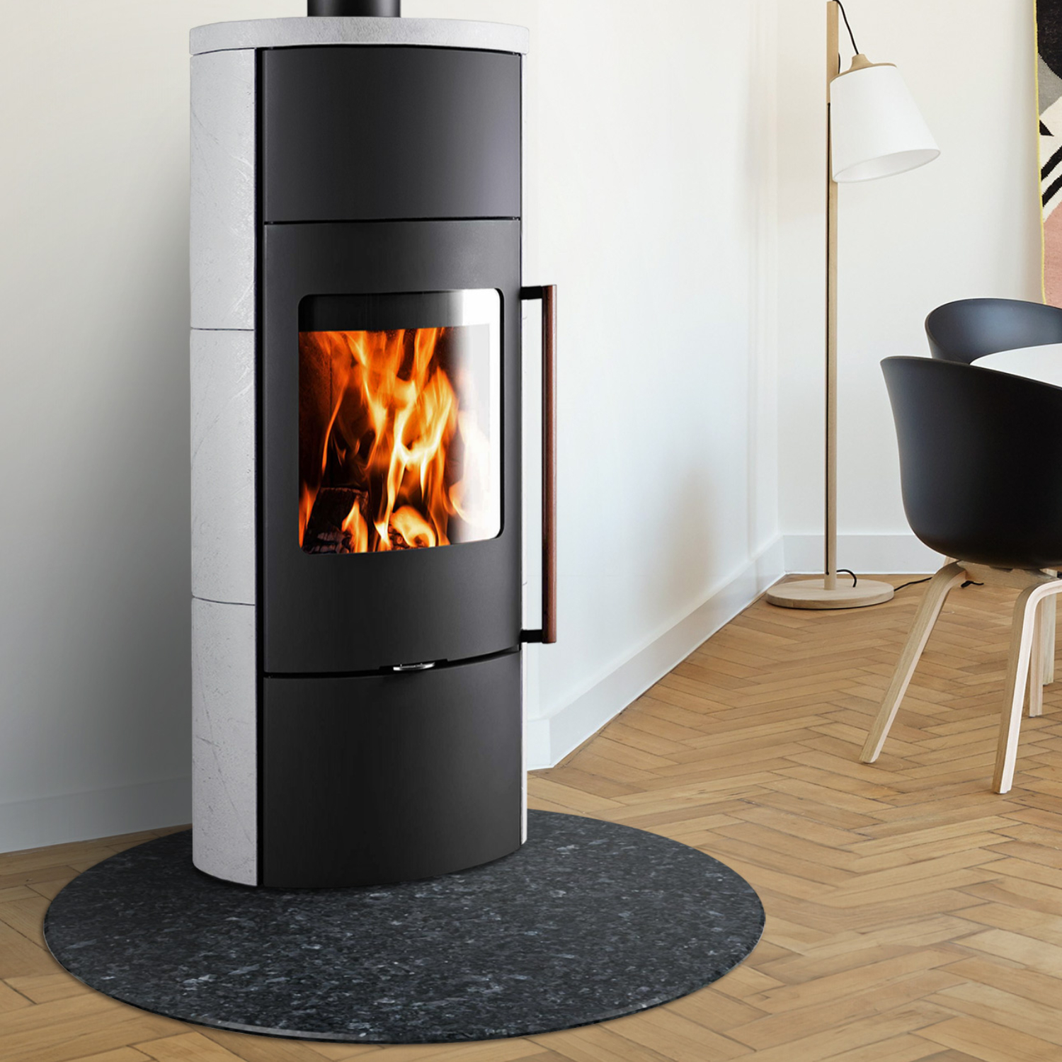 Novaline Carino Plus SK White Mountain Kaminofen