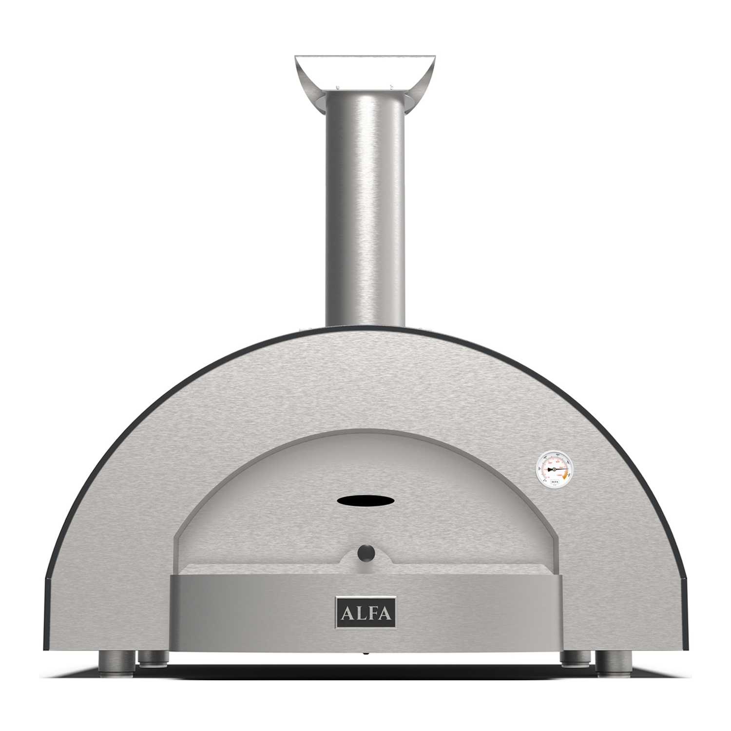 Alfa Classico 4 Pizze Gas-Pizzaofen schiefergrau 50 mBar