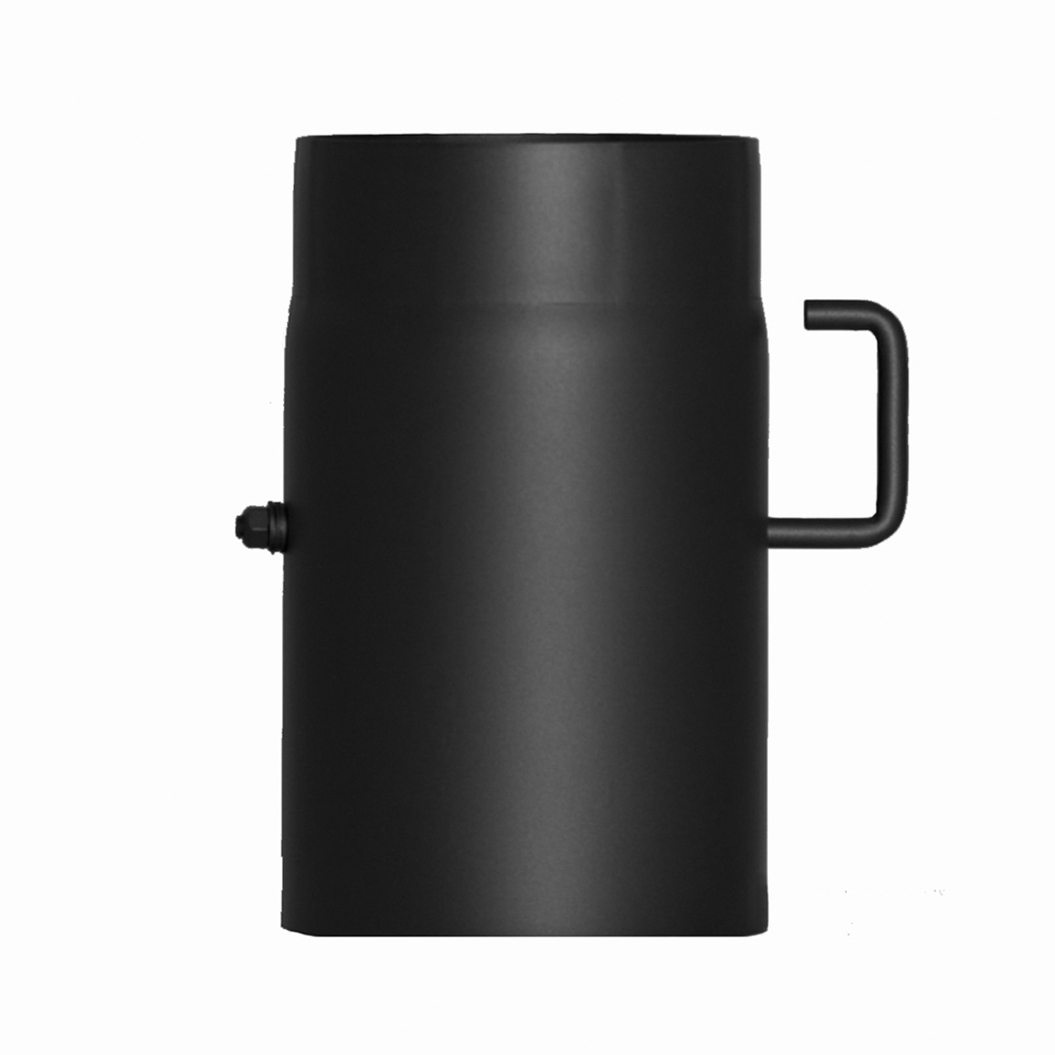 Raik Rauchrohr / Ofenrohr 250mm - 250mm mit Zugregulierung schwarz Raik Rauchrohr / Ofenrohr 250mm - 250mm mit Zugregulierung schwarz
