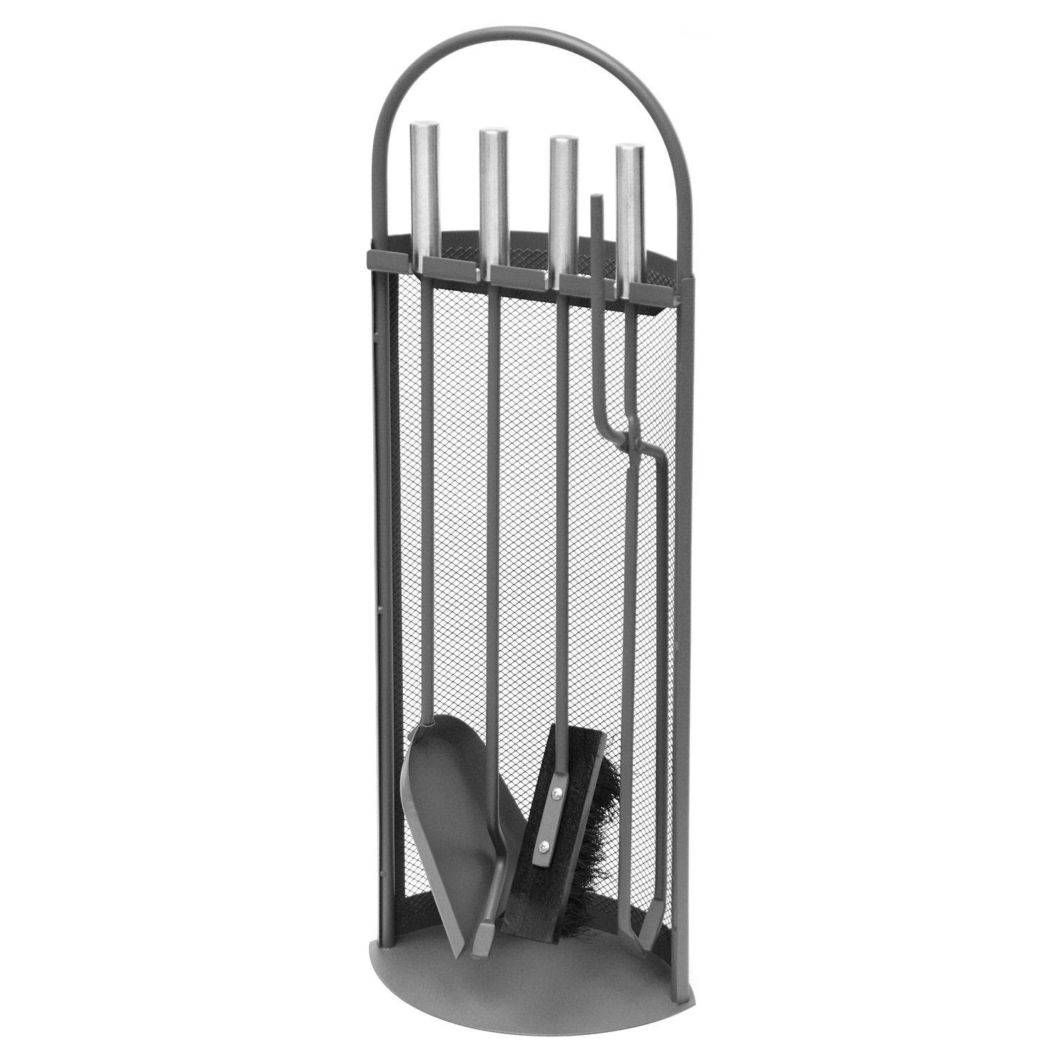 Raik Kaminbesteck Arthur, 4-teilig, anthrazit, Edelstahlgriffe, 66 cm Raik Kaminbesteck Arthur, 4-teilig, anthrazit, Edelstahlgriffe, 66 cm