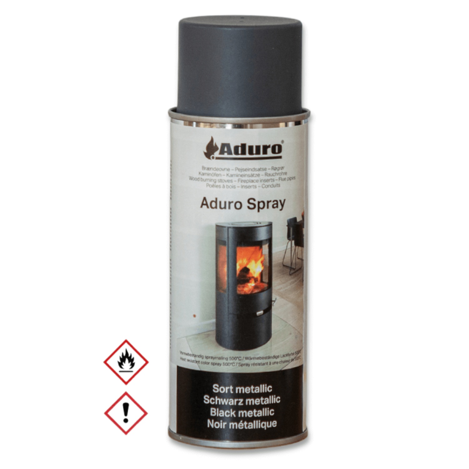 Aduro Senotherm Spray Schwarz Metallic