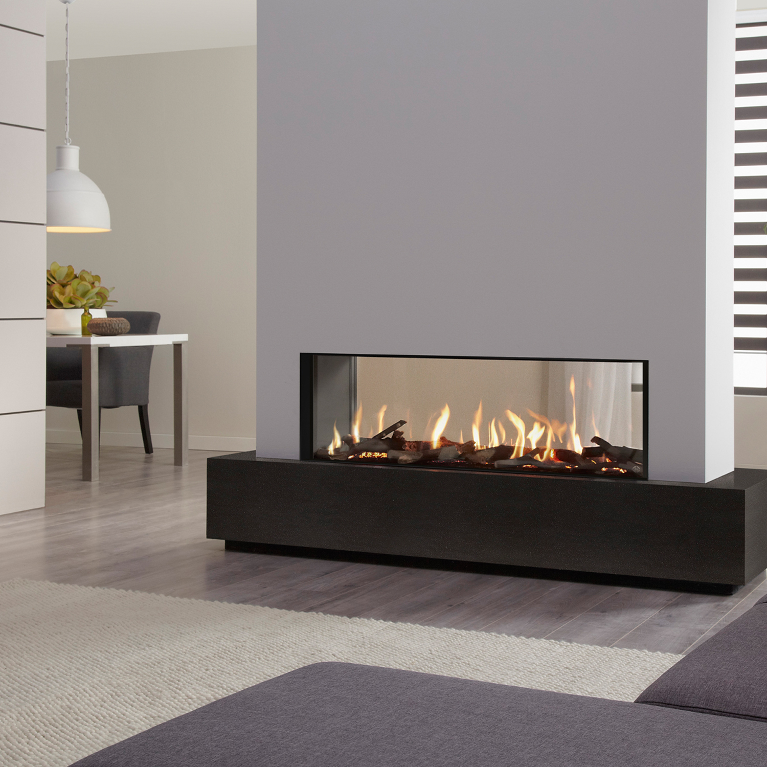 Spartherm DRU Metro 130XT-41 Tunnel RCH Gas-Kamineinsatz G20 / Schwarz
