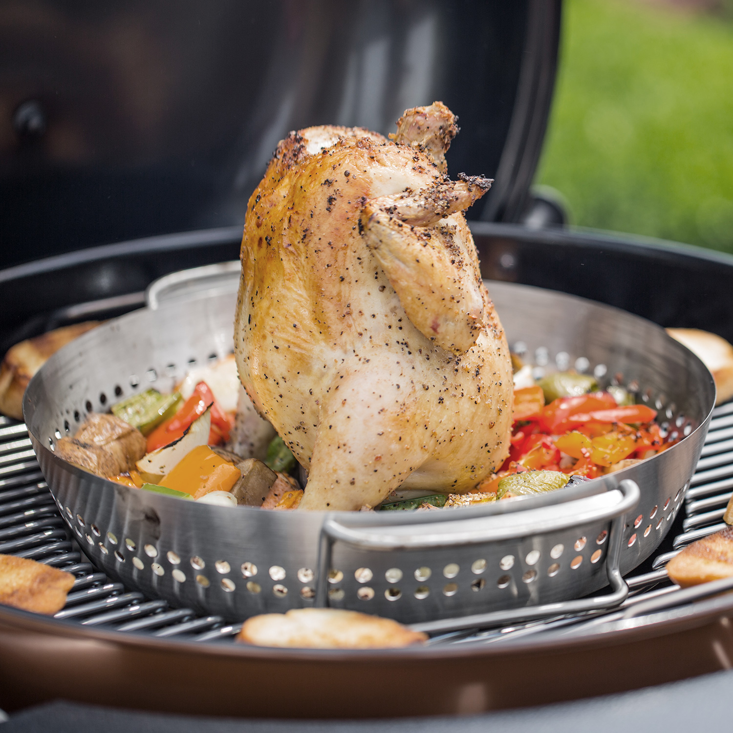 Weber CRAFTED Geflügelhalter Edelstahl Weber CRAFTED Geflügelhalter Edelstahl