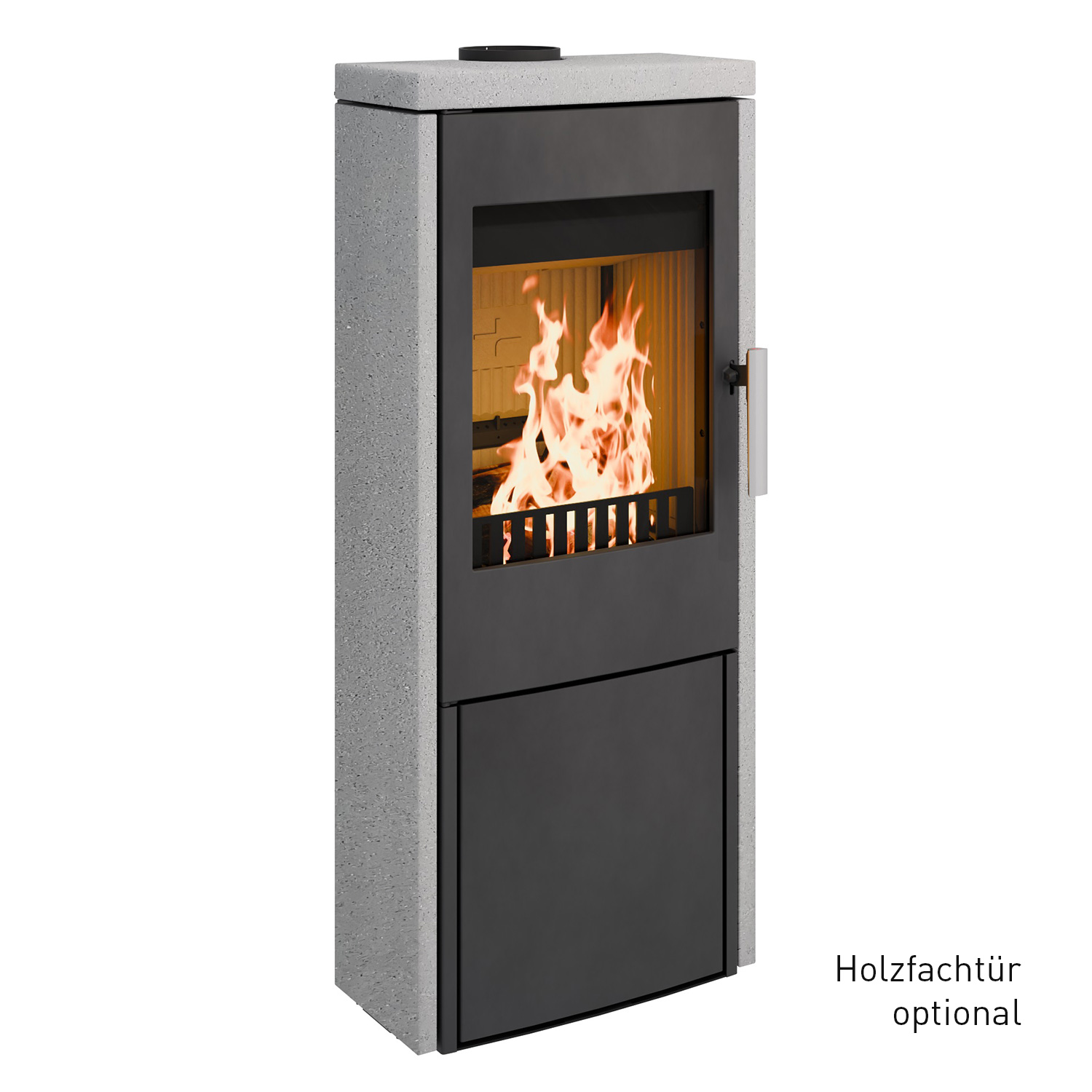 Haas+Sohn DK Lausitz Kaminofen Perl-Schwarz / Quarzit Grau Haas+Sohn DK Lausitz Kaminofen Perl-Schwarz / Quarzit Grau