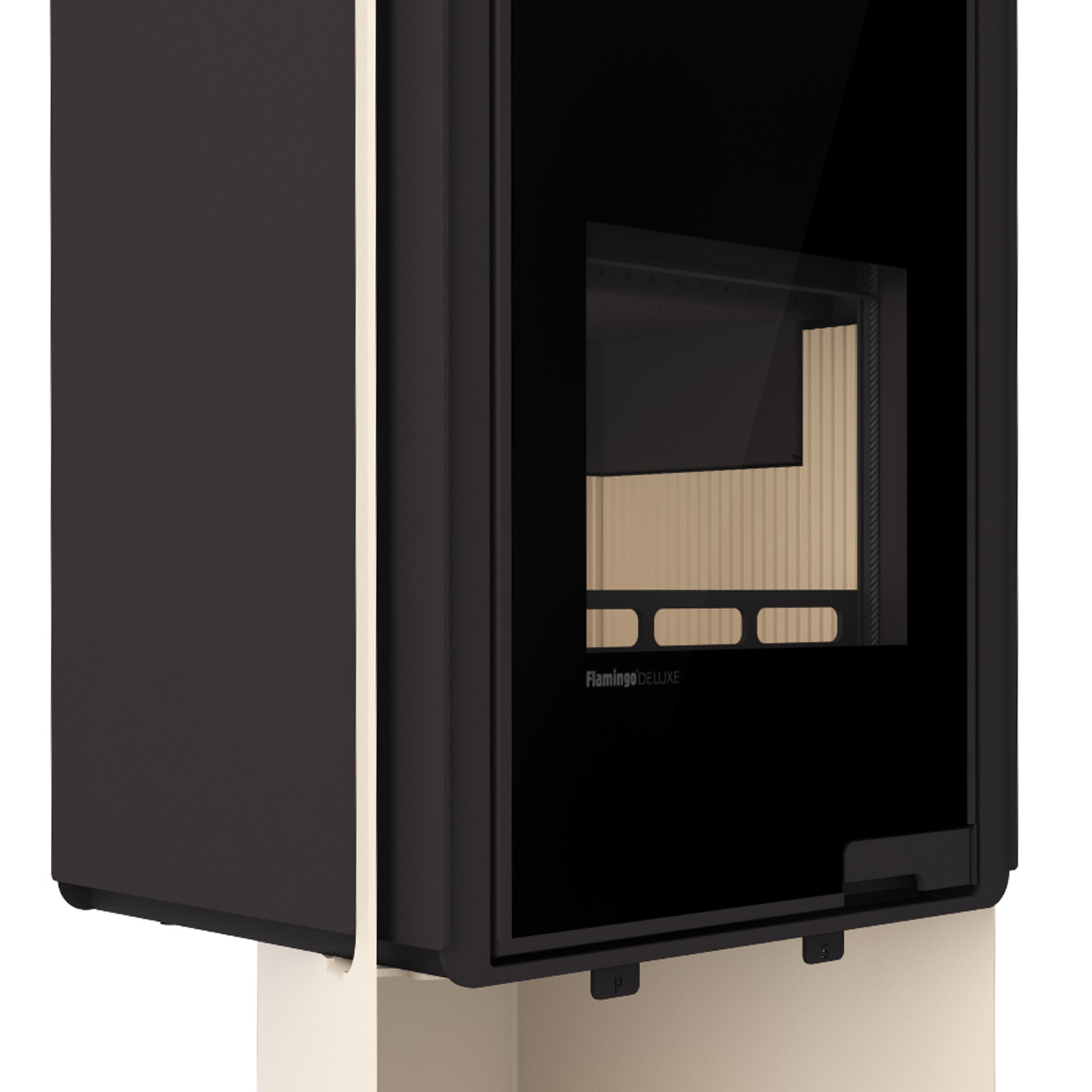 HS Flamingo Deluxe Pulau Kaminofen Creme