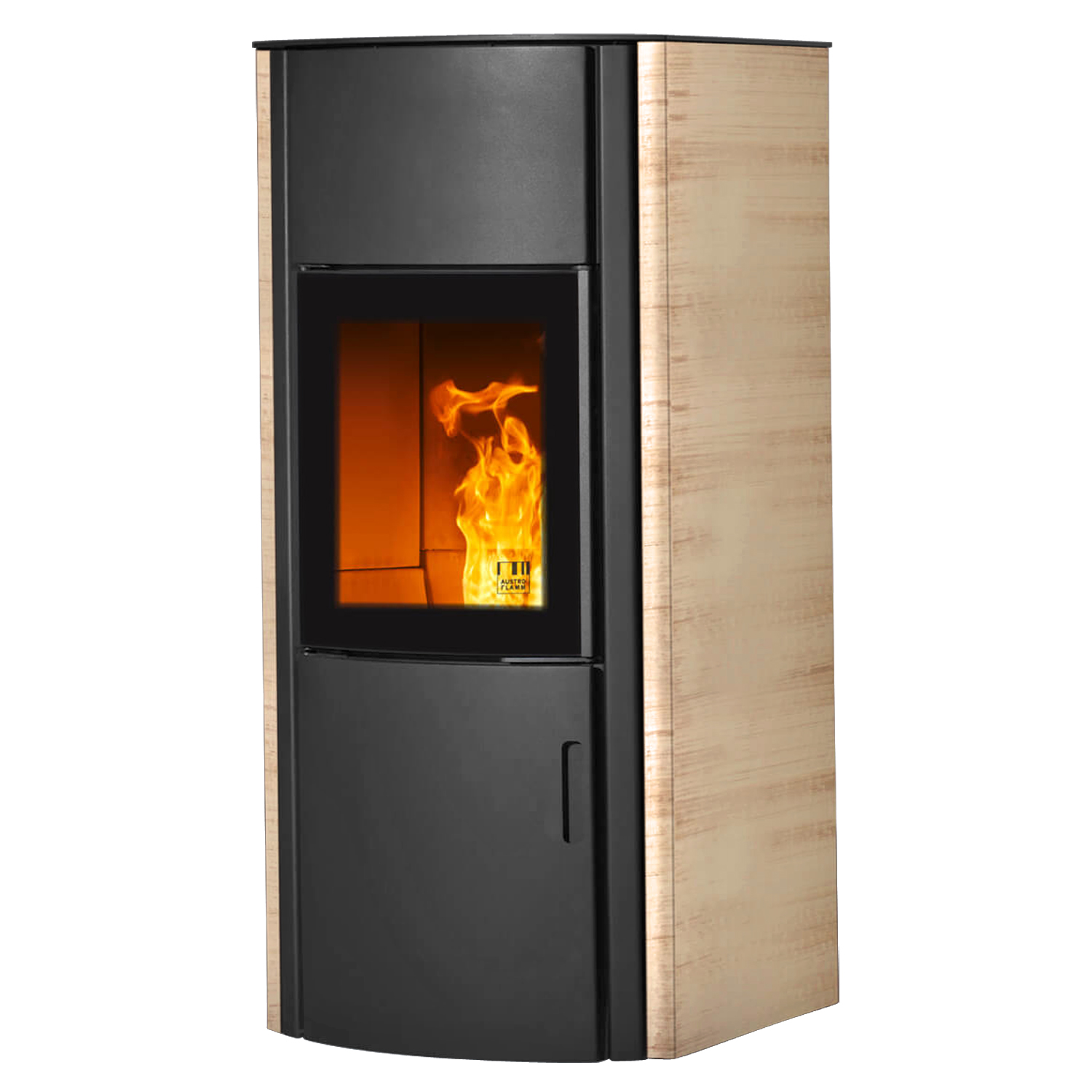 Austroflamm Polly 2.0 Pelletofen Keramik Vanilla Caramel + 450 kg Pellets gratis