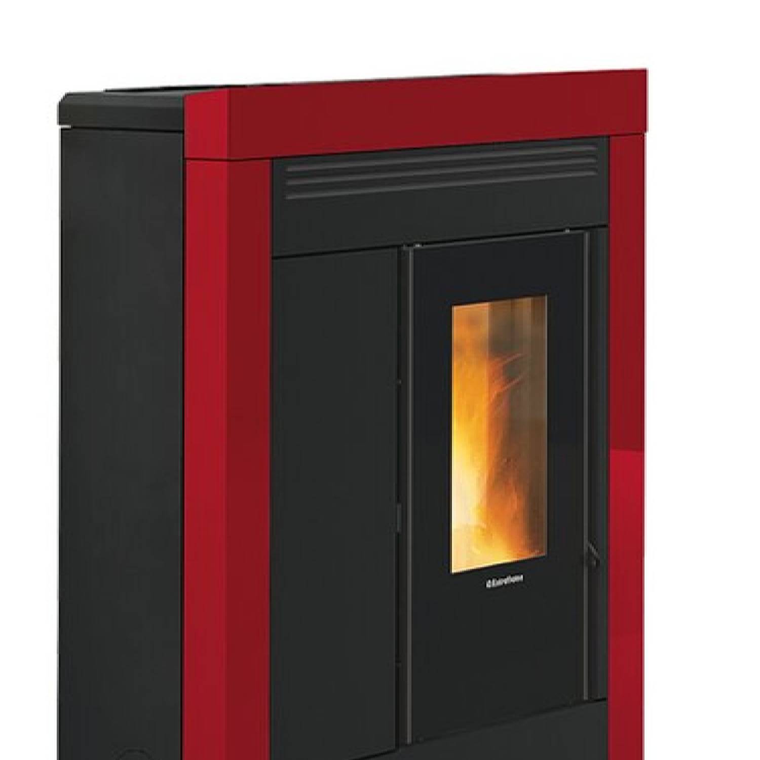 Extraflame SOUVENIR PLUS STEEL 5.0 - Bordeauxrot Pelletofen