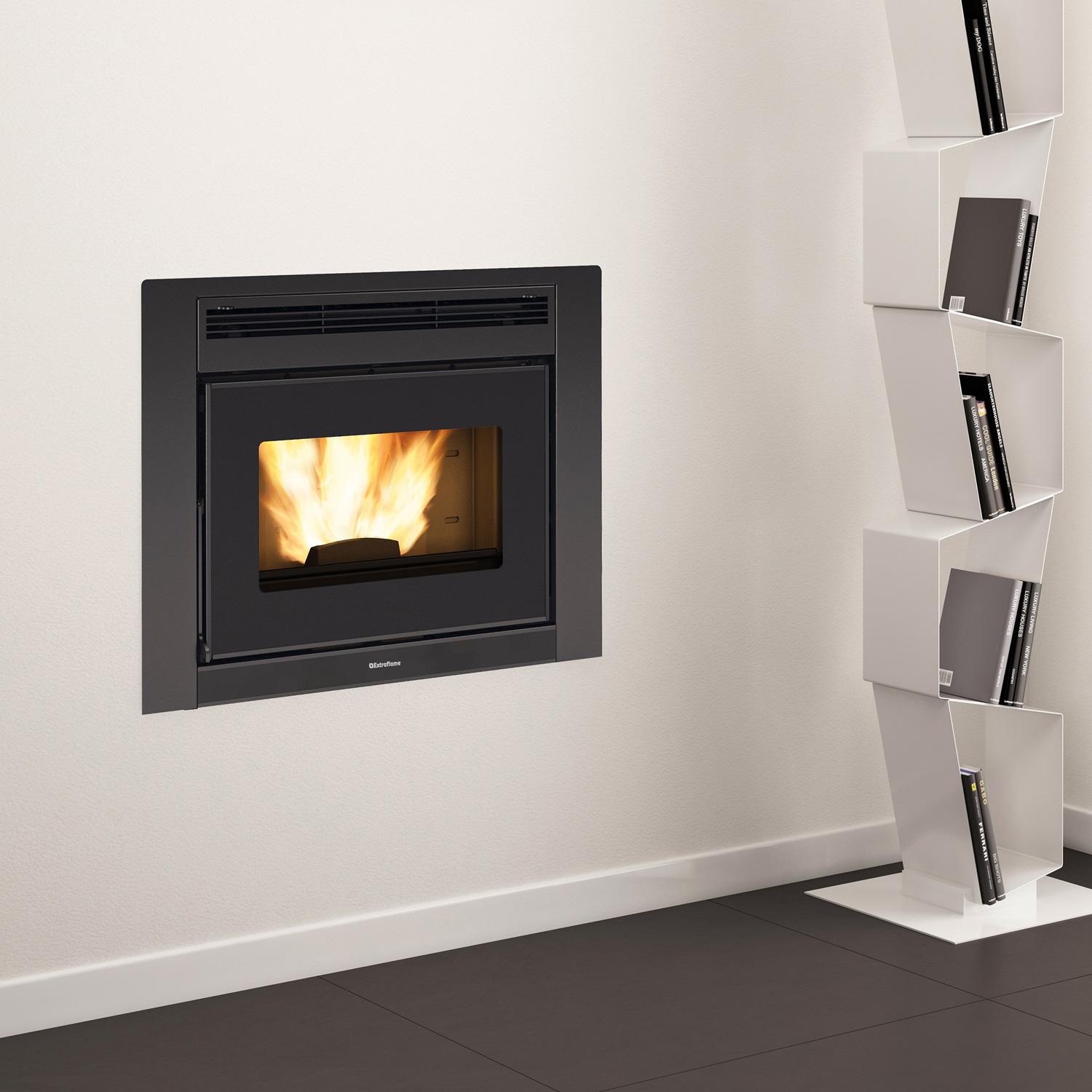 Extraflame Comfort Idro L80.16 Wasserführender Pelleteinsatz