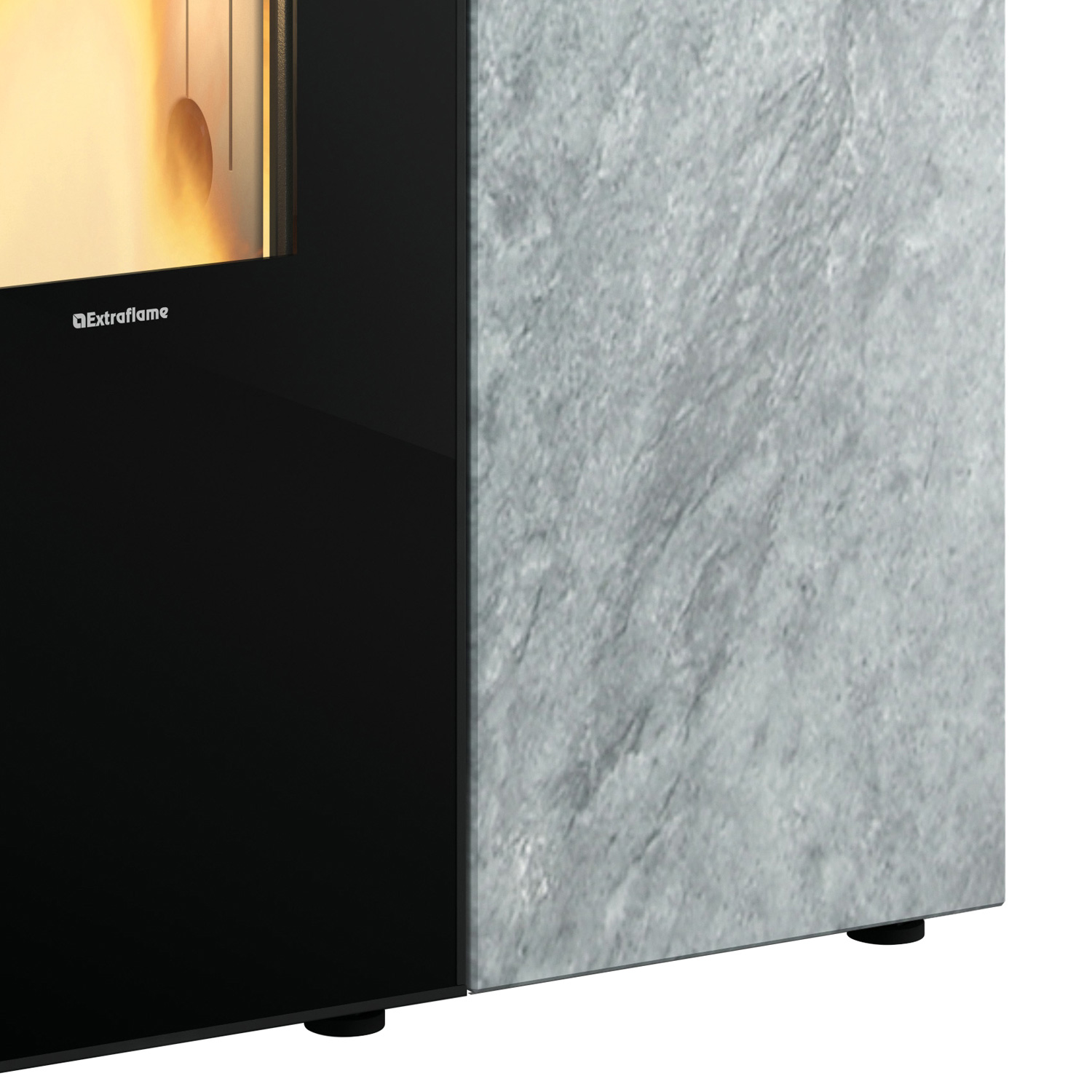 Extraflame Prestige Line Sharon Plus Petra Pelletofen Naturstein