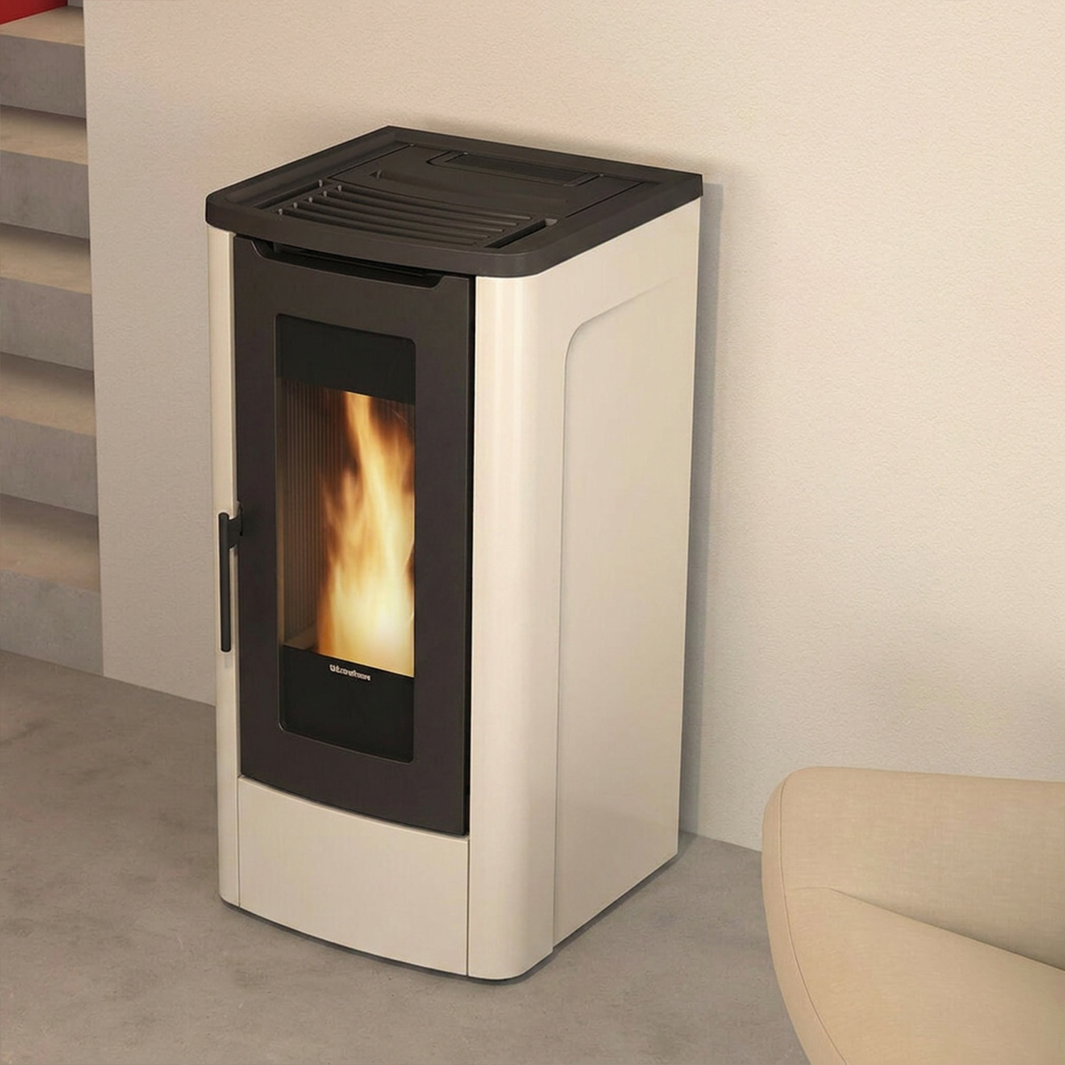 Extraflame Dahiana Plus AD Pelletofen Traditional Line elfenbein