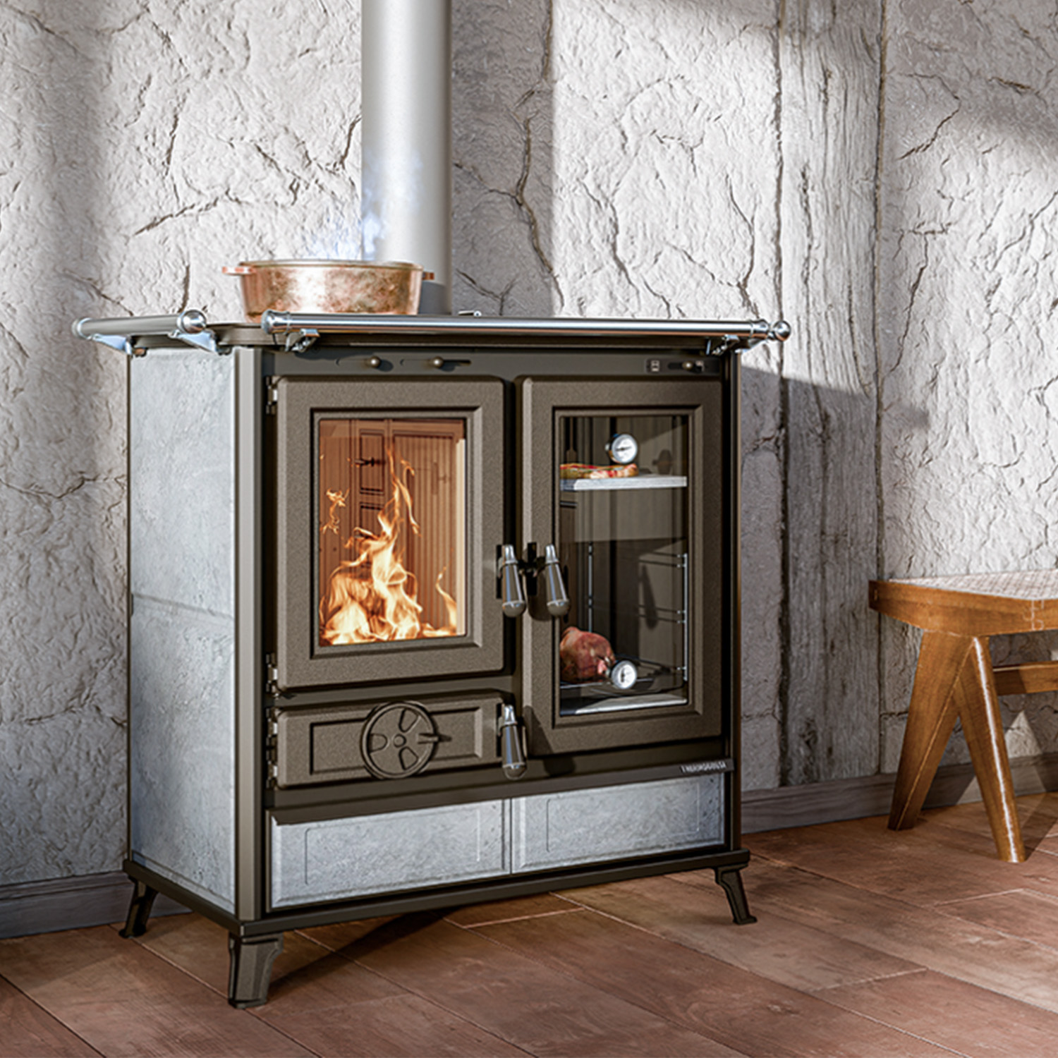 Thermorossi Küchenofen Melissa Evo Stone Thermorossi Küchenofen Melissa Evo Stone
