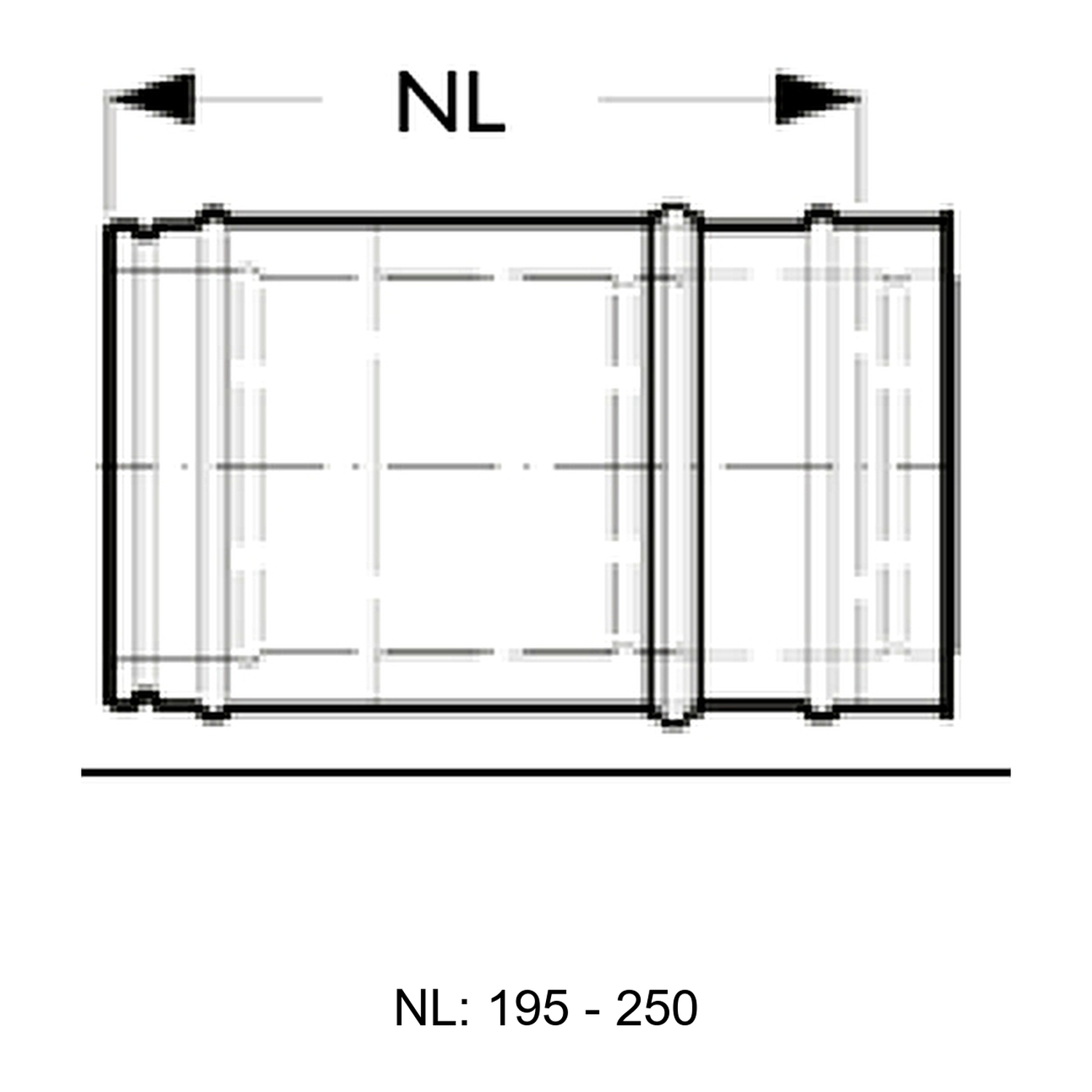 Schiedel ICS Rohrausgleichselement 195 mm-250 mm ICS Ø200 doppelwandig glänzend