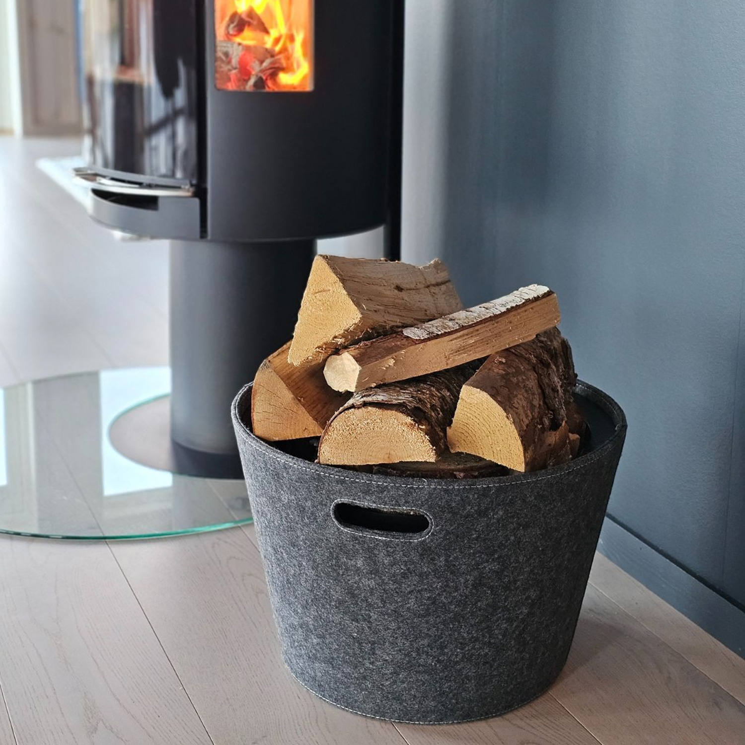 Aduro Proline Holzkorb Filz Ø45